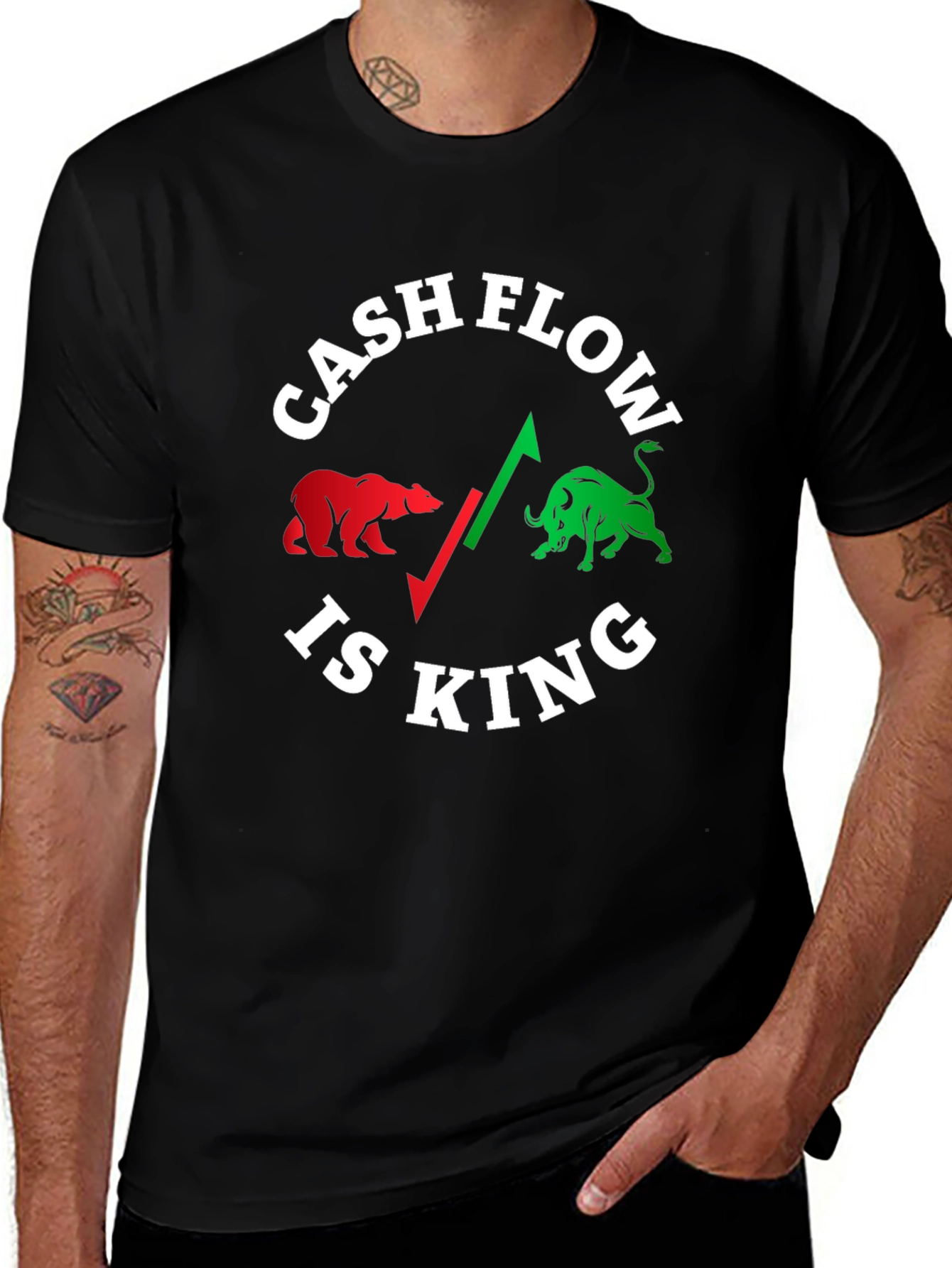 Variant 13 of Cash Flow Is King Graphic T-Shirt
