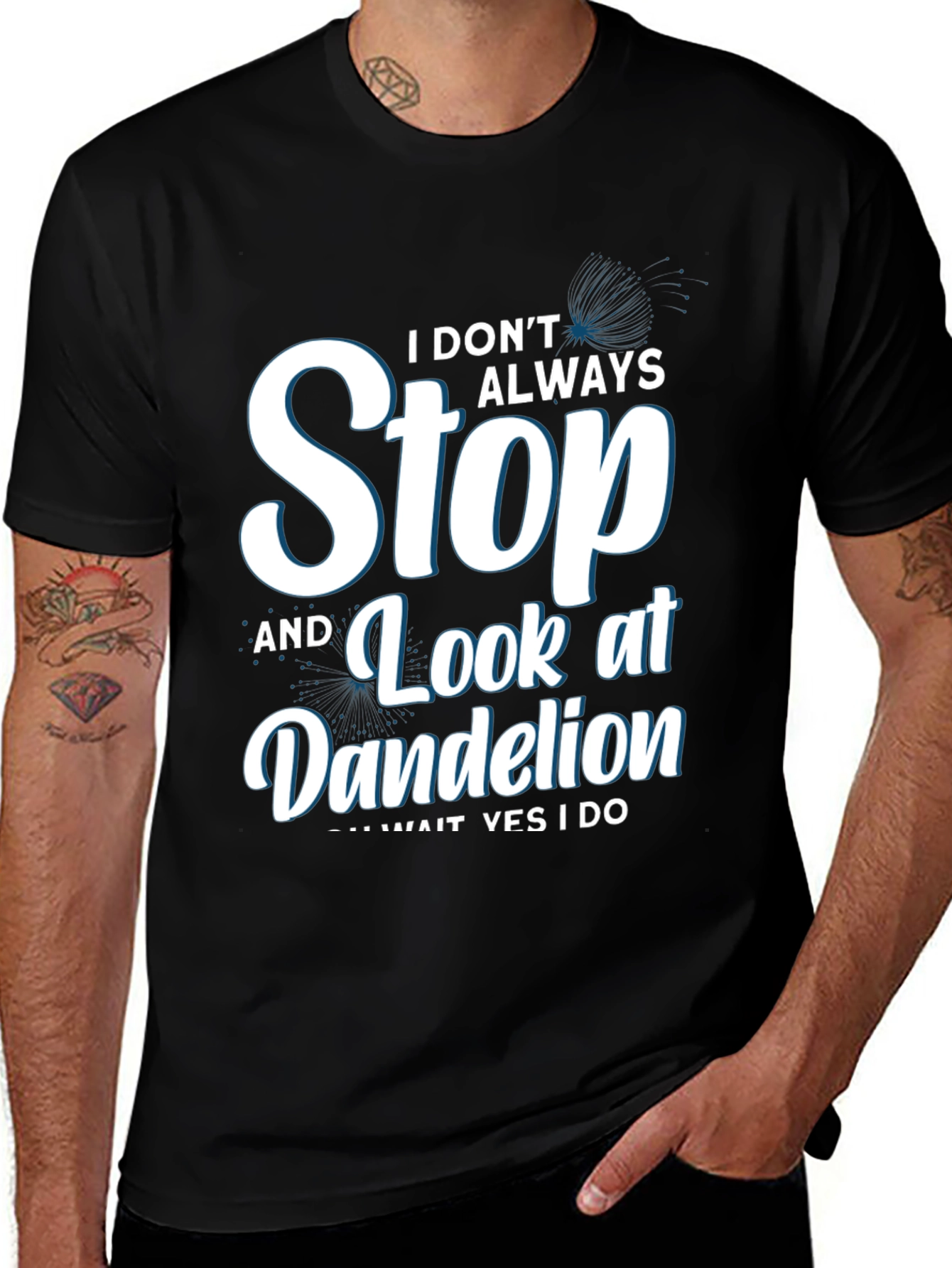 Variant 2 of Dandelion Lover T-Shirt - Stop & Look Humor Tee