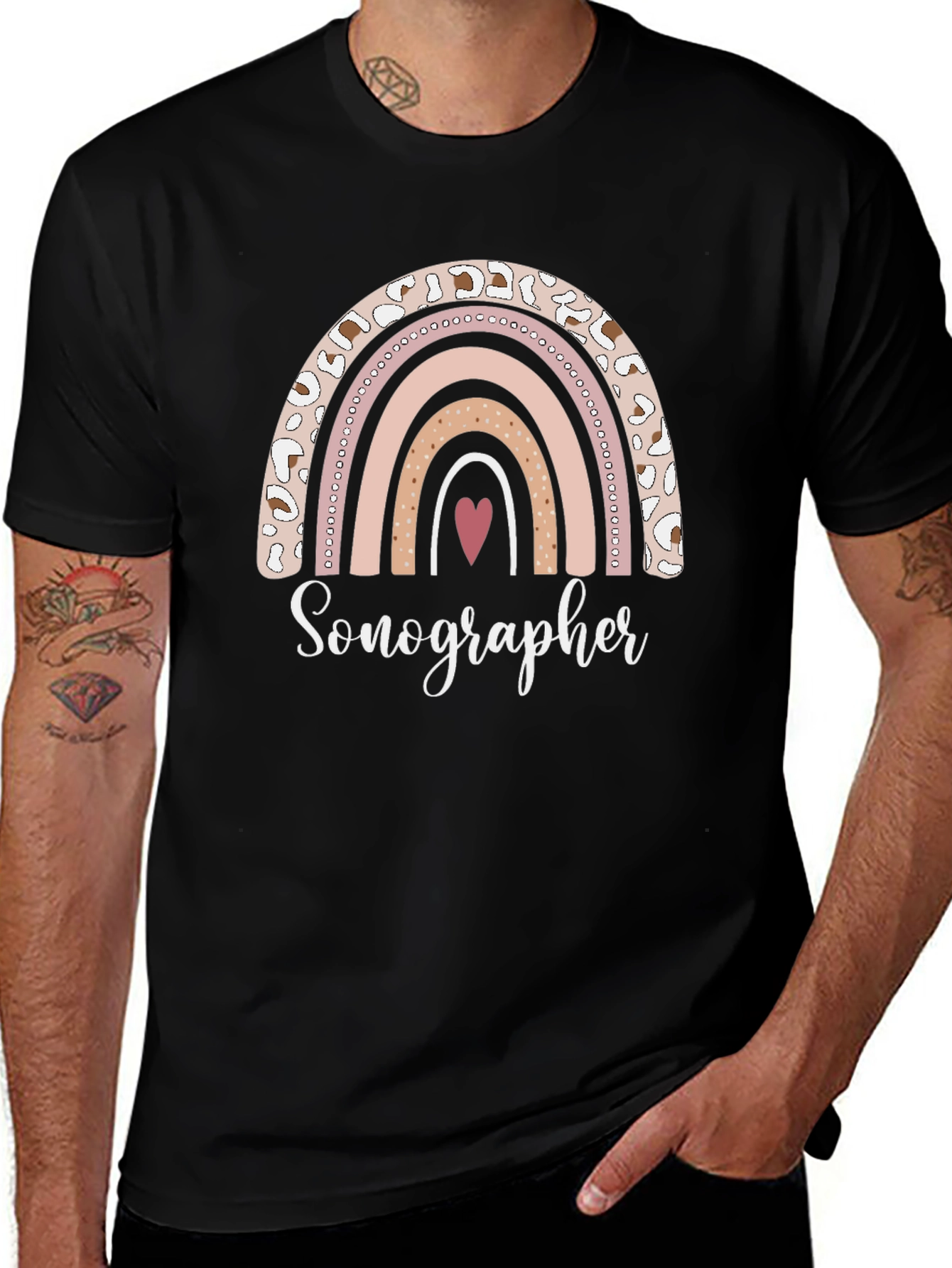 Variant 8 of Sonographer Rainbow Graphic Tee