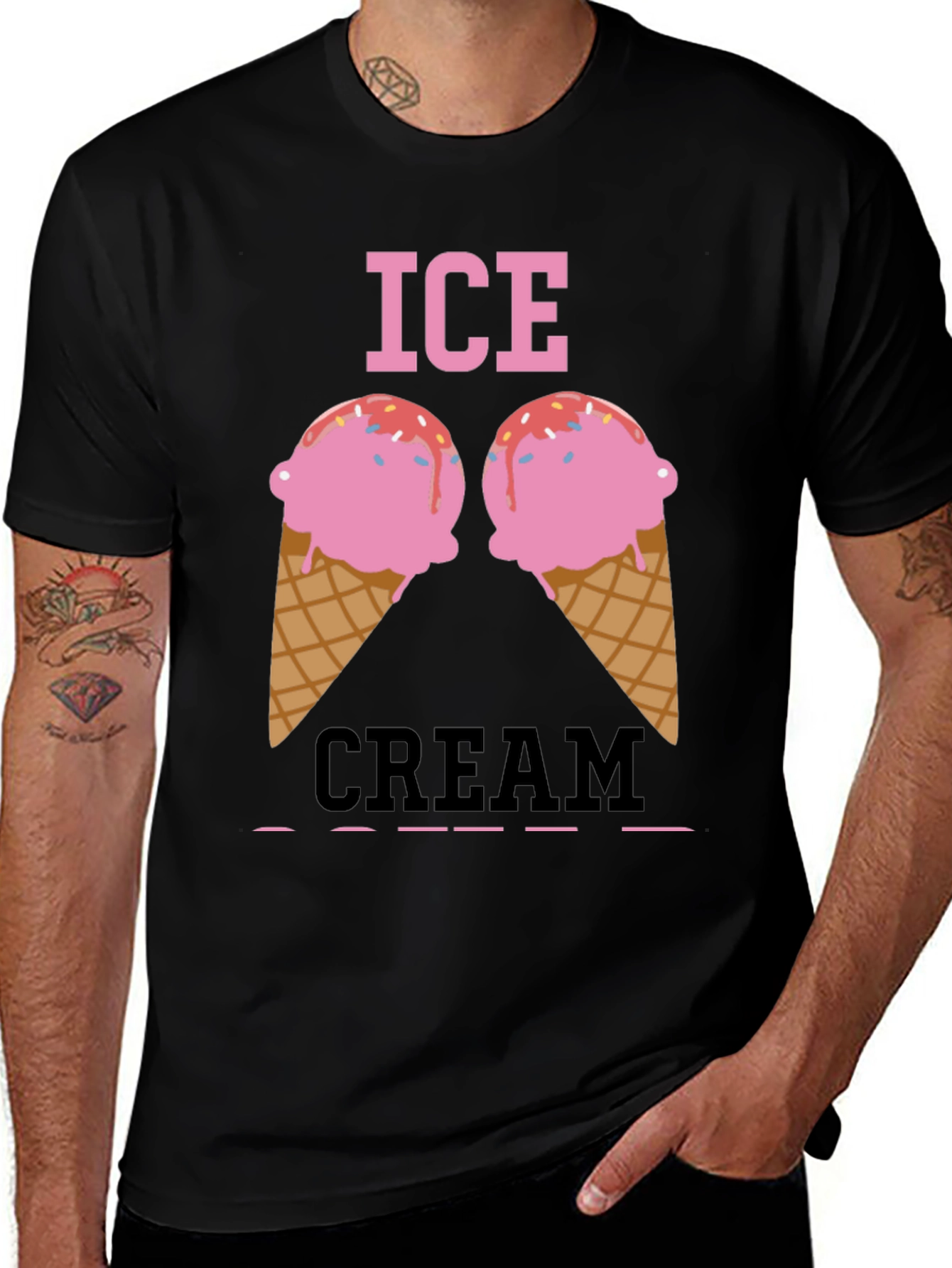 Variant 15 of Ice Cream Graphic Tee - Funny Dessert T-Shirt