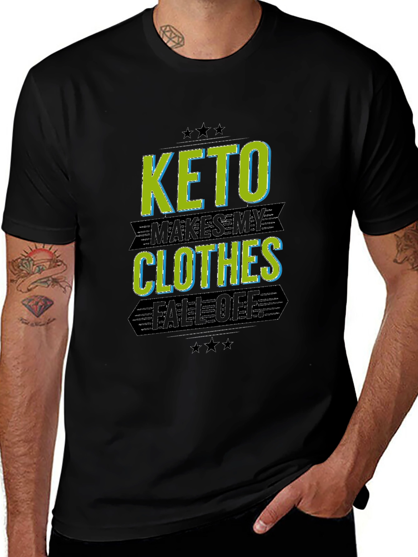 Variant 22 of Keto Diet T-Shirt - "Clothes Fall Off"