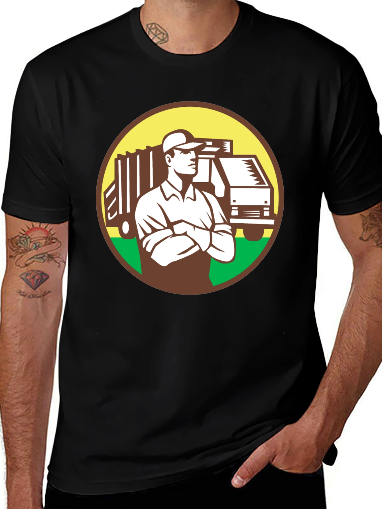 Variant 17 of Garbage Truck Driver T-Shirt