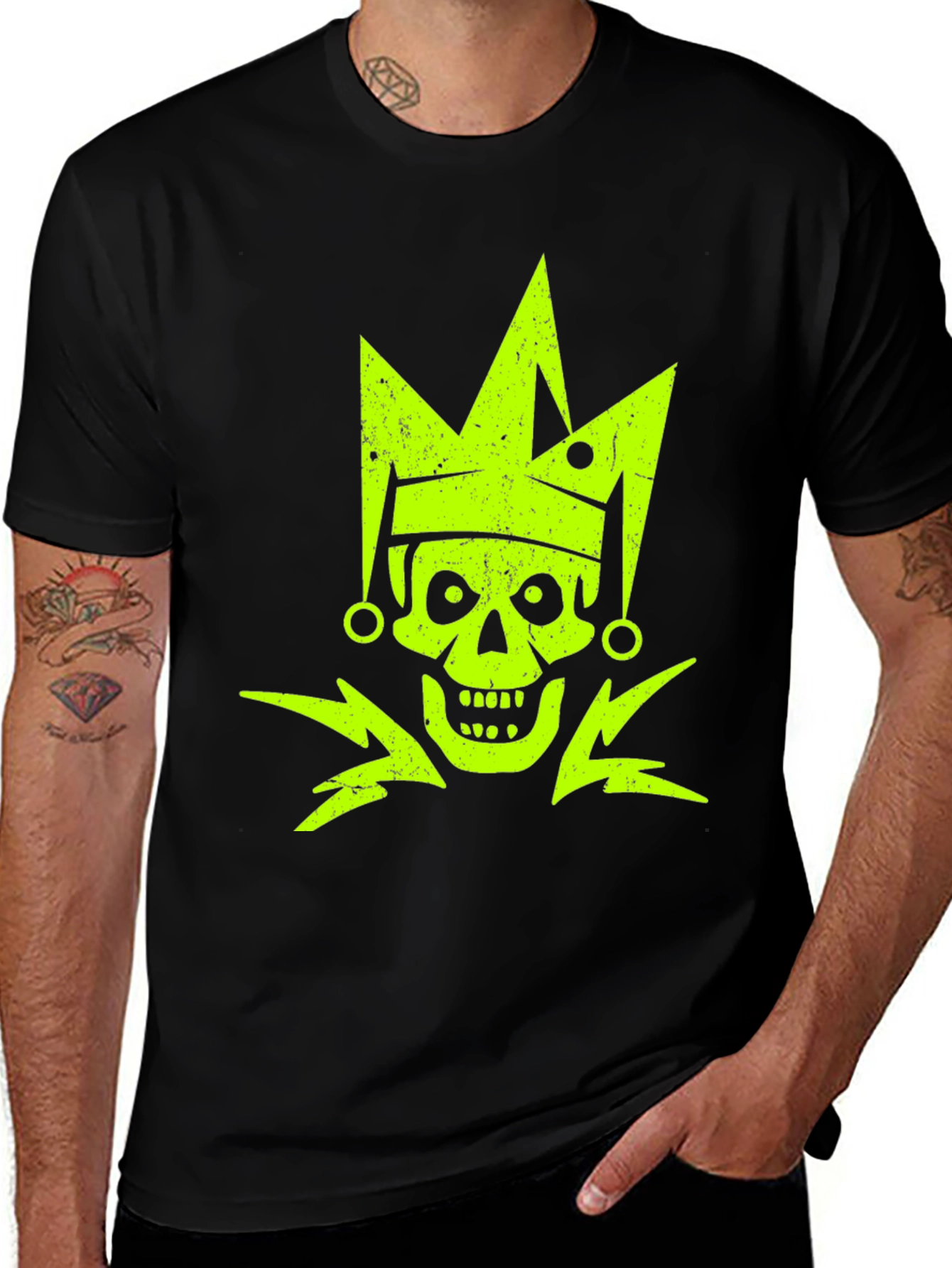 Variant 11 of Skull Jester Graphic Tee