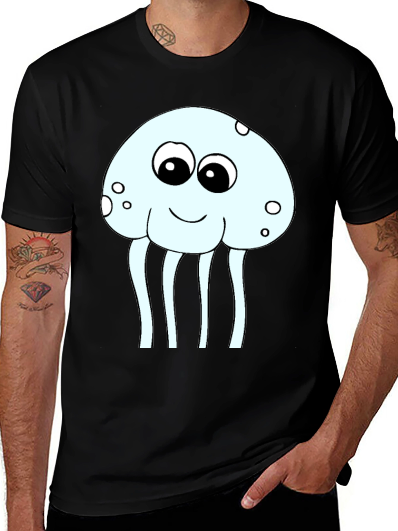 Variant 23 of Jellyfish Graphic Tee - Fun & Comfortable