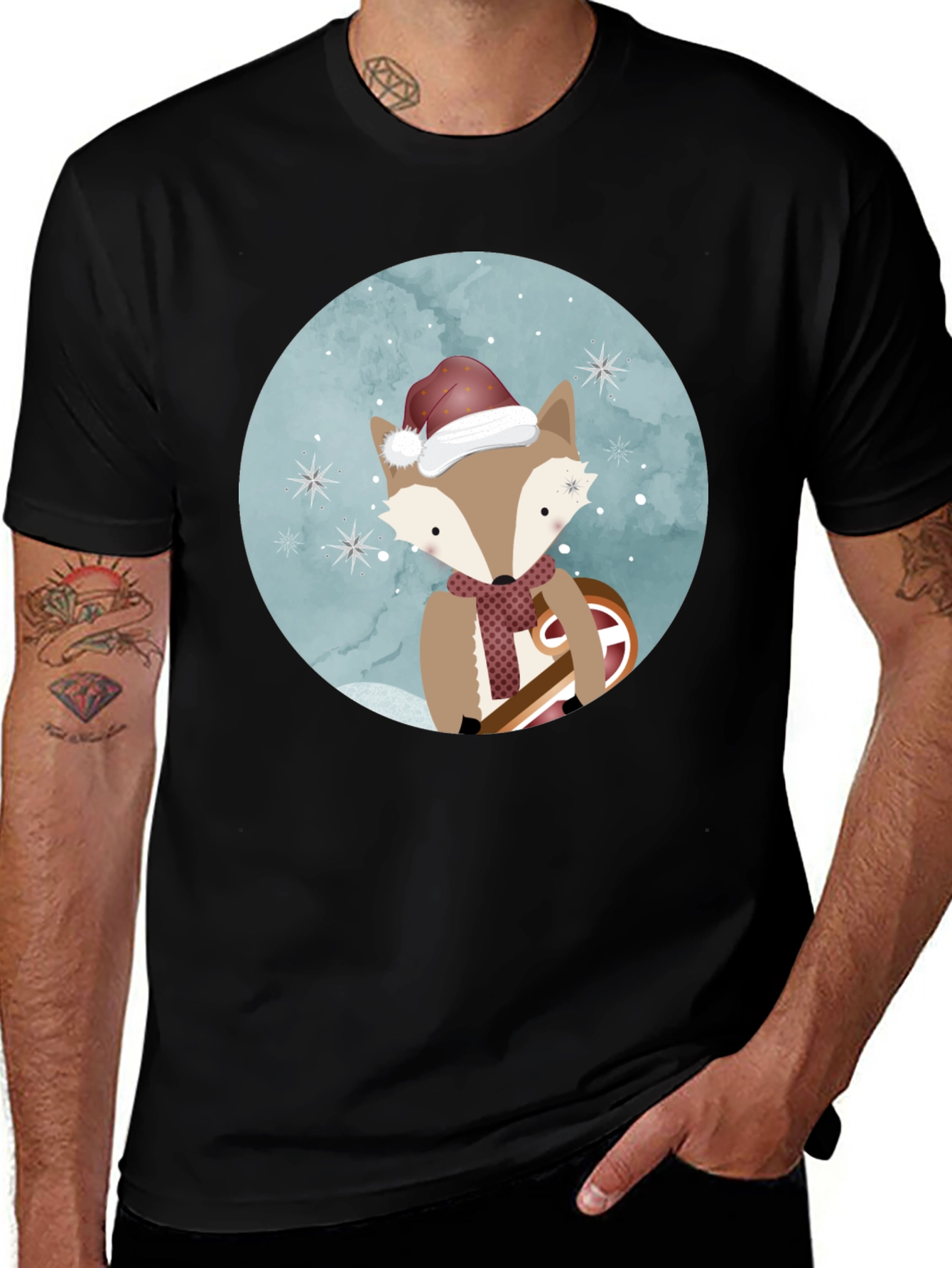 Variant 7 of Festive Fox T-Shirt
