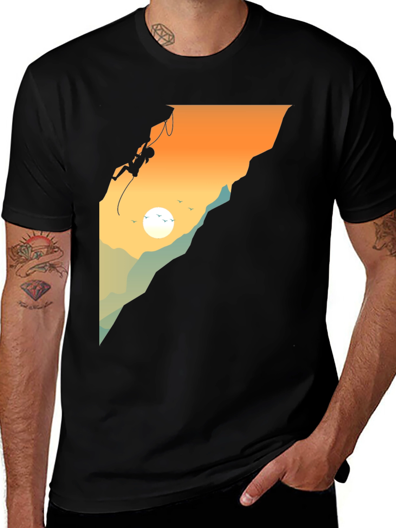 Climbing Graphic T-Shirt: Adventure Style