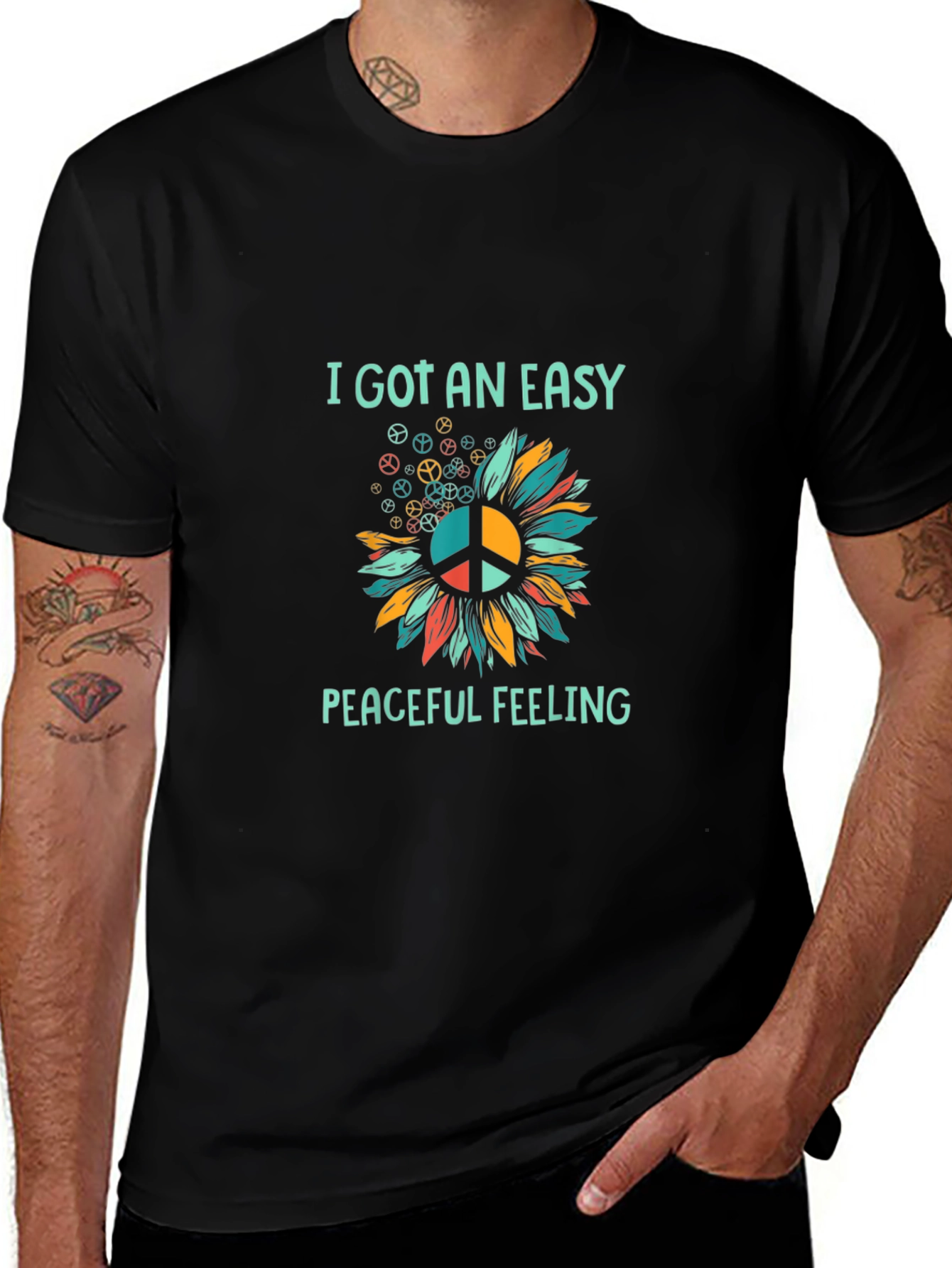 Variant 14 of Easy Peaceful Feeling Graphic Tee