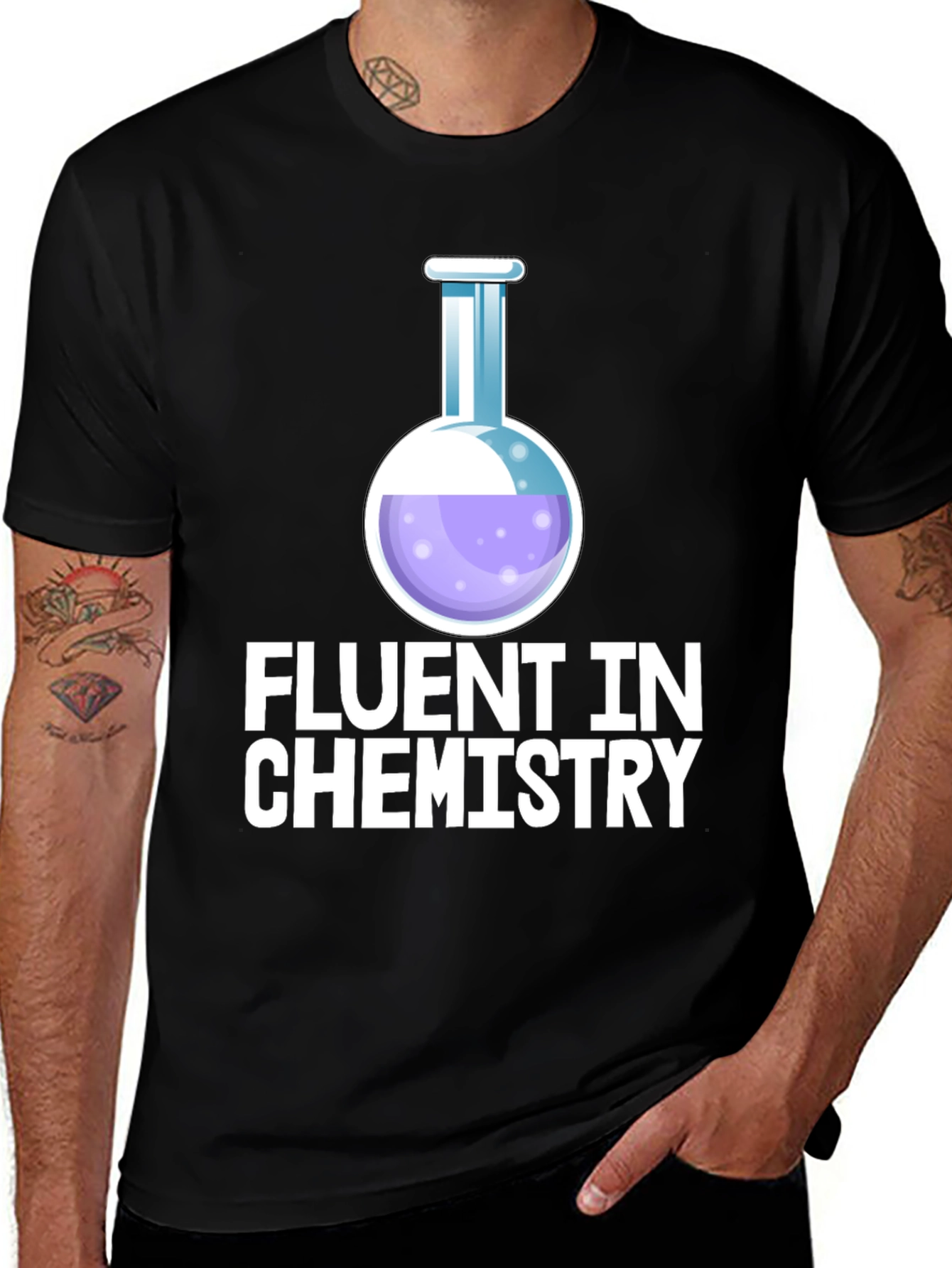 Variant 16 of Fluent In Chemistry T-Shirt