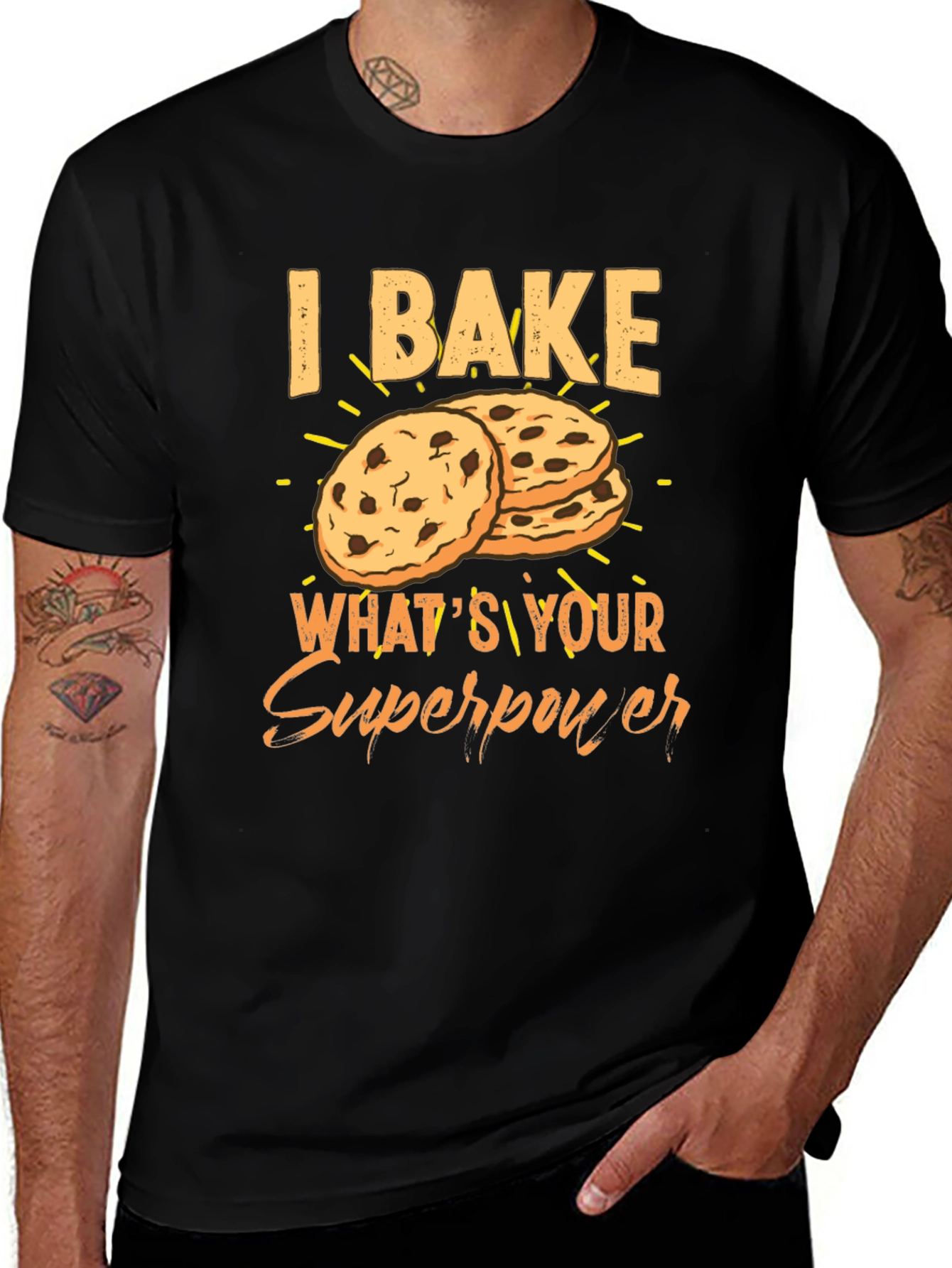 Variant 28 of I Bake What's Your Superpower Graphic T-Shirt