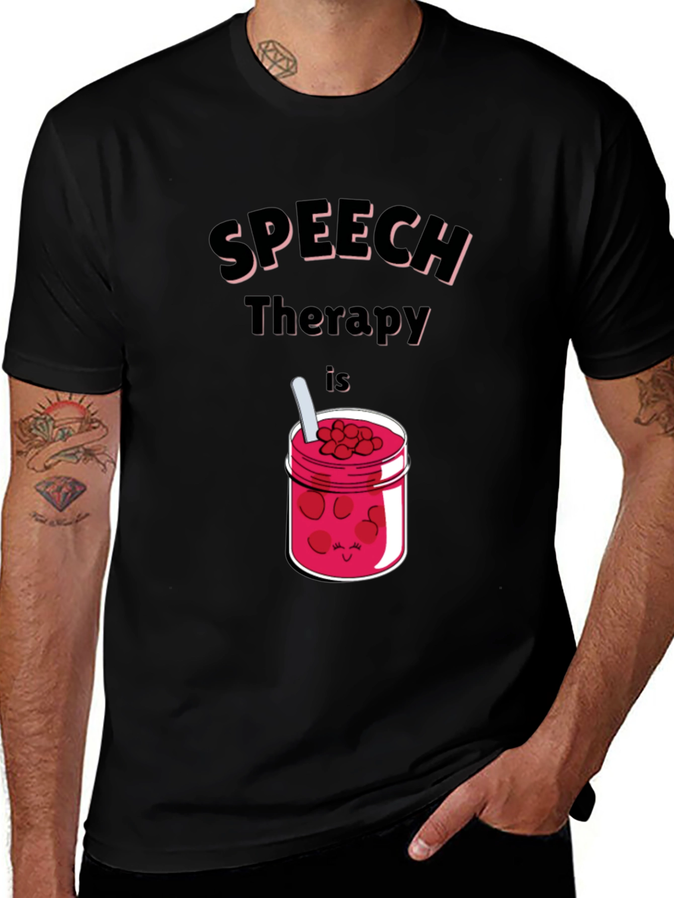 Variant 6 of Speech Therapy Jelly Jar Graphic T-Shirt