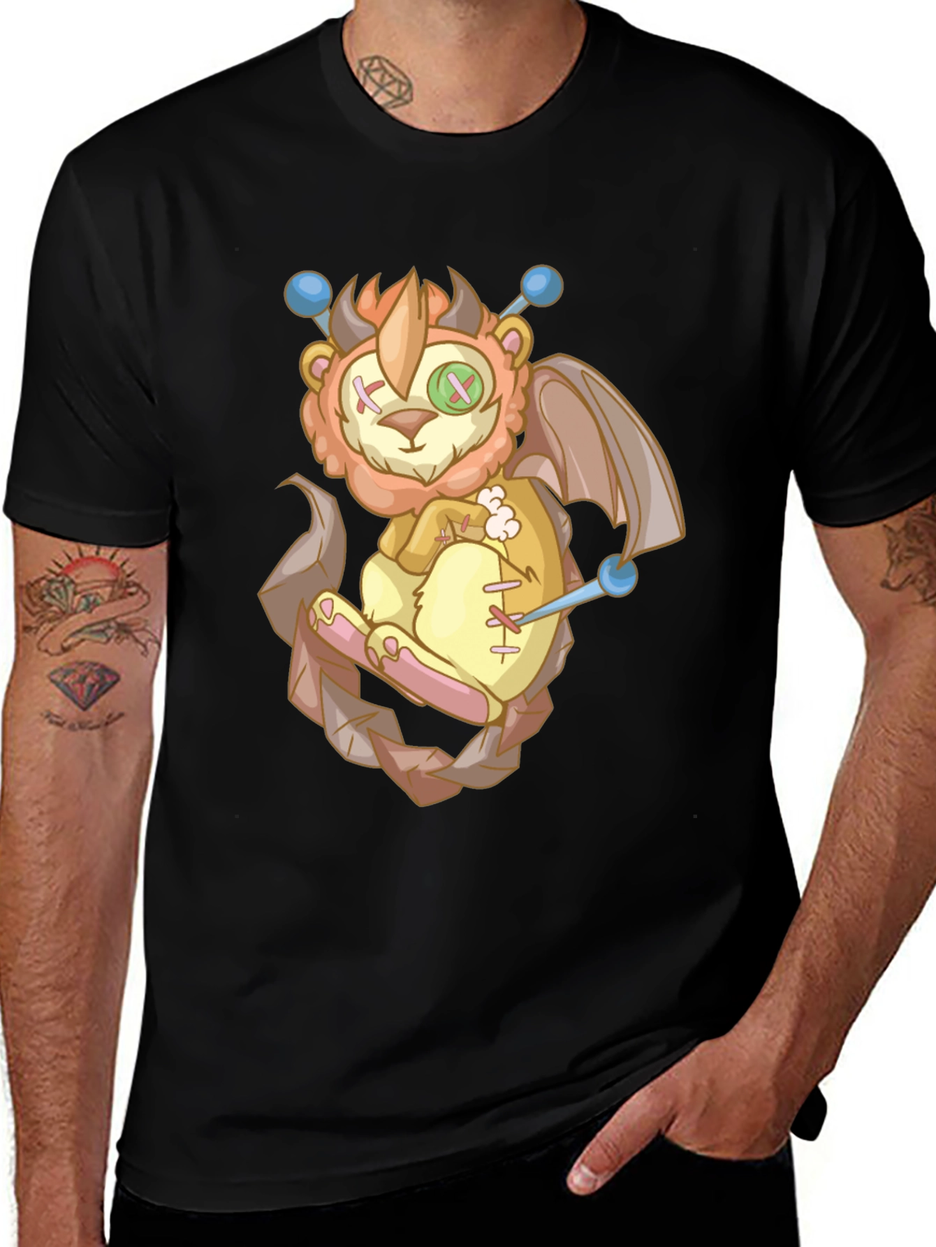 Variant 5 of Cartoonish Stuffed Animal Graphic Tee