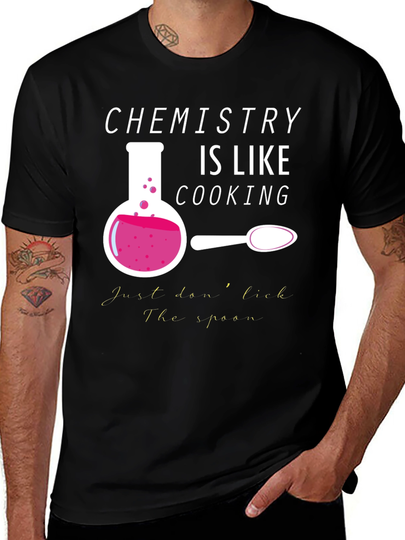 Chemistry is Like Cooking Graphic T-Shirt