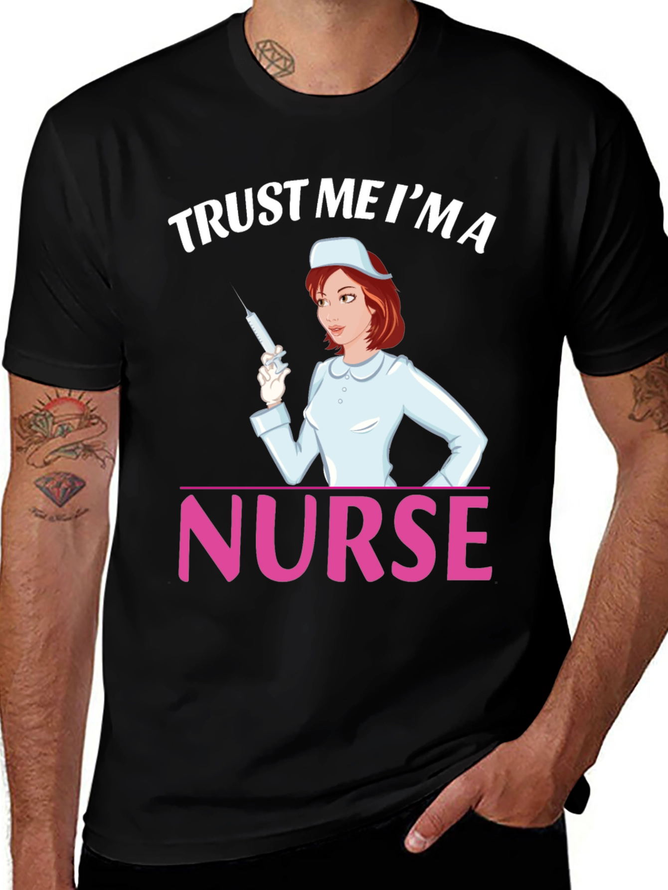 Variant 7 of Trust Me I'm a Nurse T-Shirt