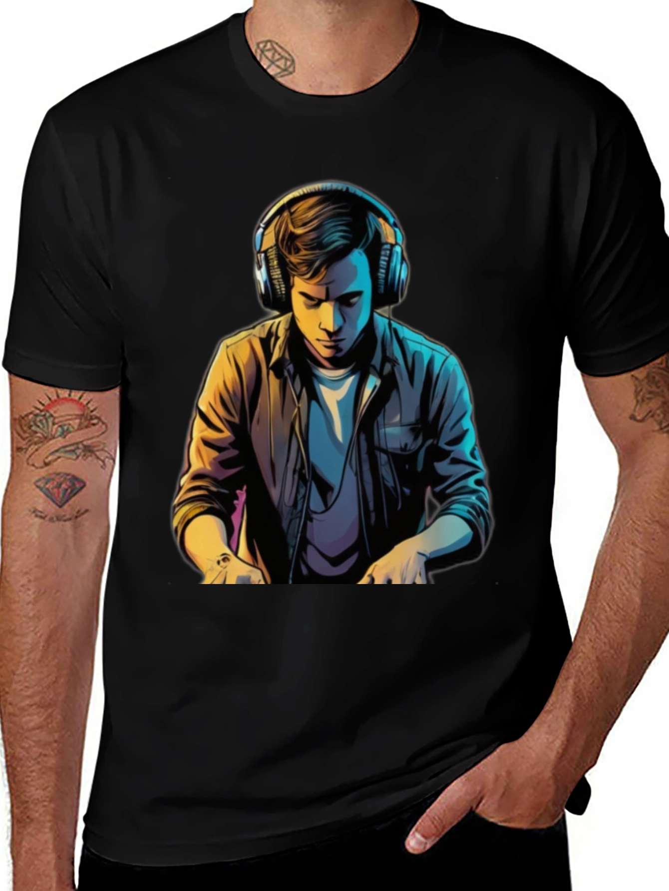 DJ Graphic T-Shirt - Music Lover Tee