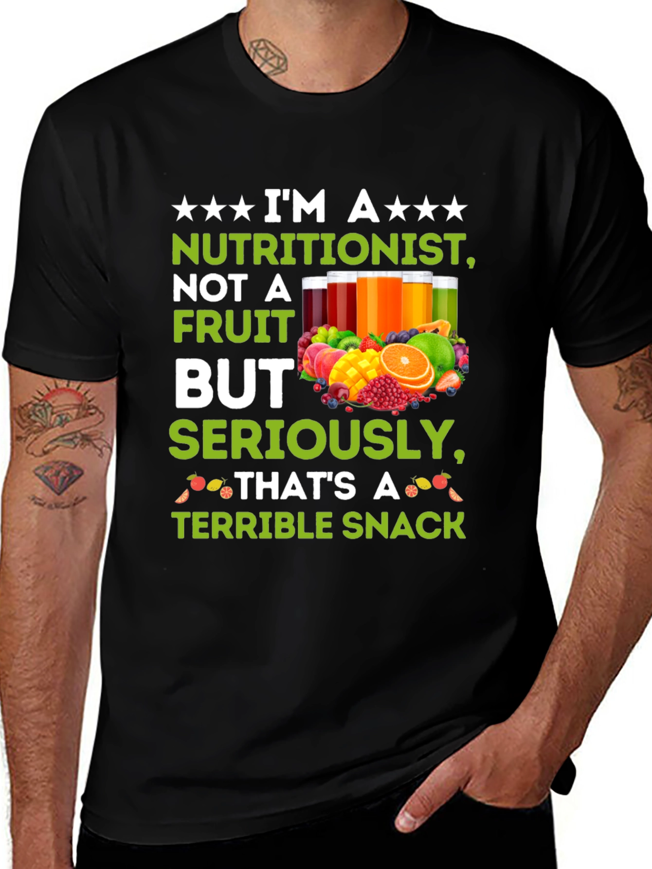 Nutritionist Fruit T-Shirt - Terrible Snack