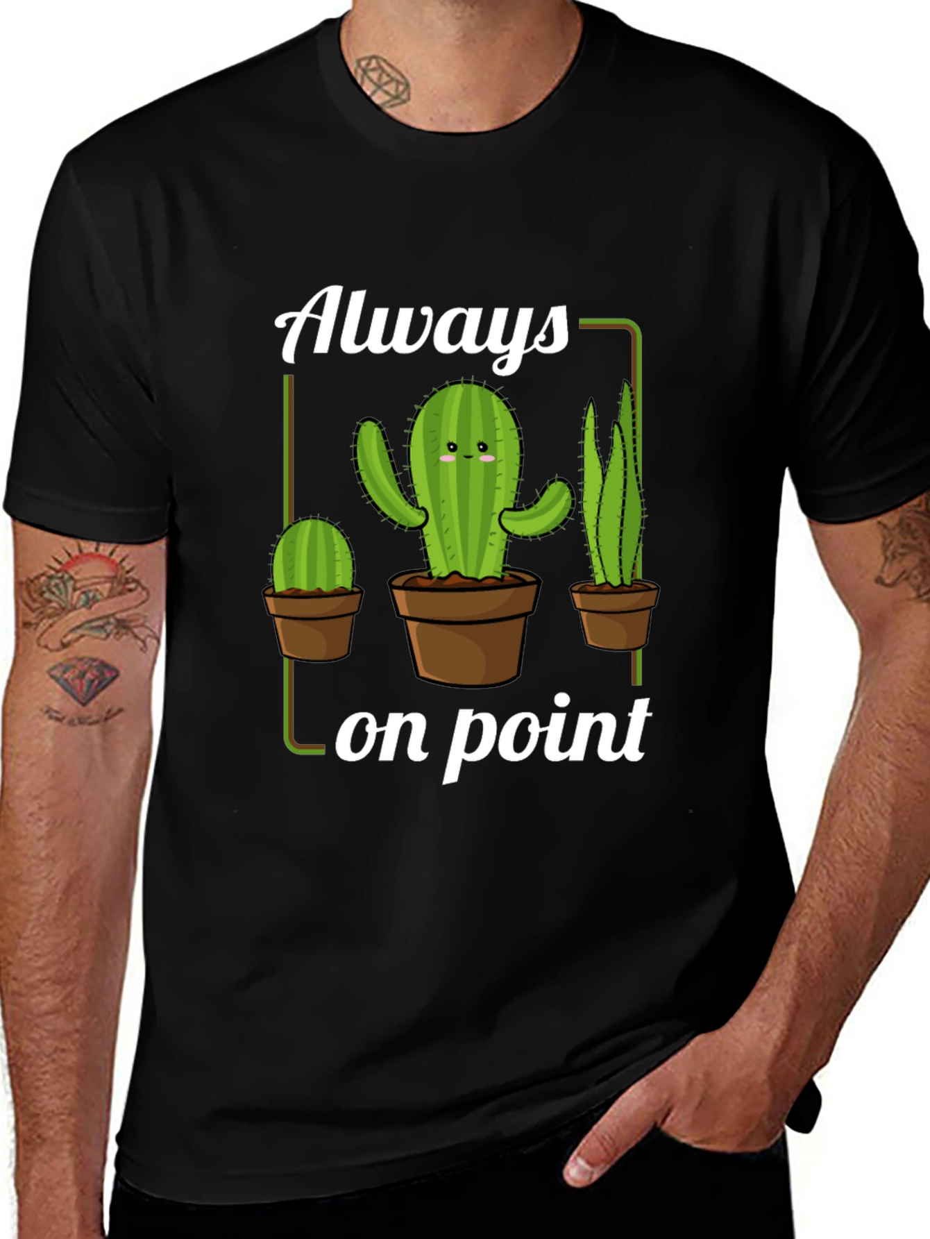 Variant 10 of Always On Point Cactus Graphic Tee