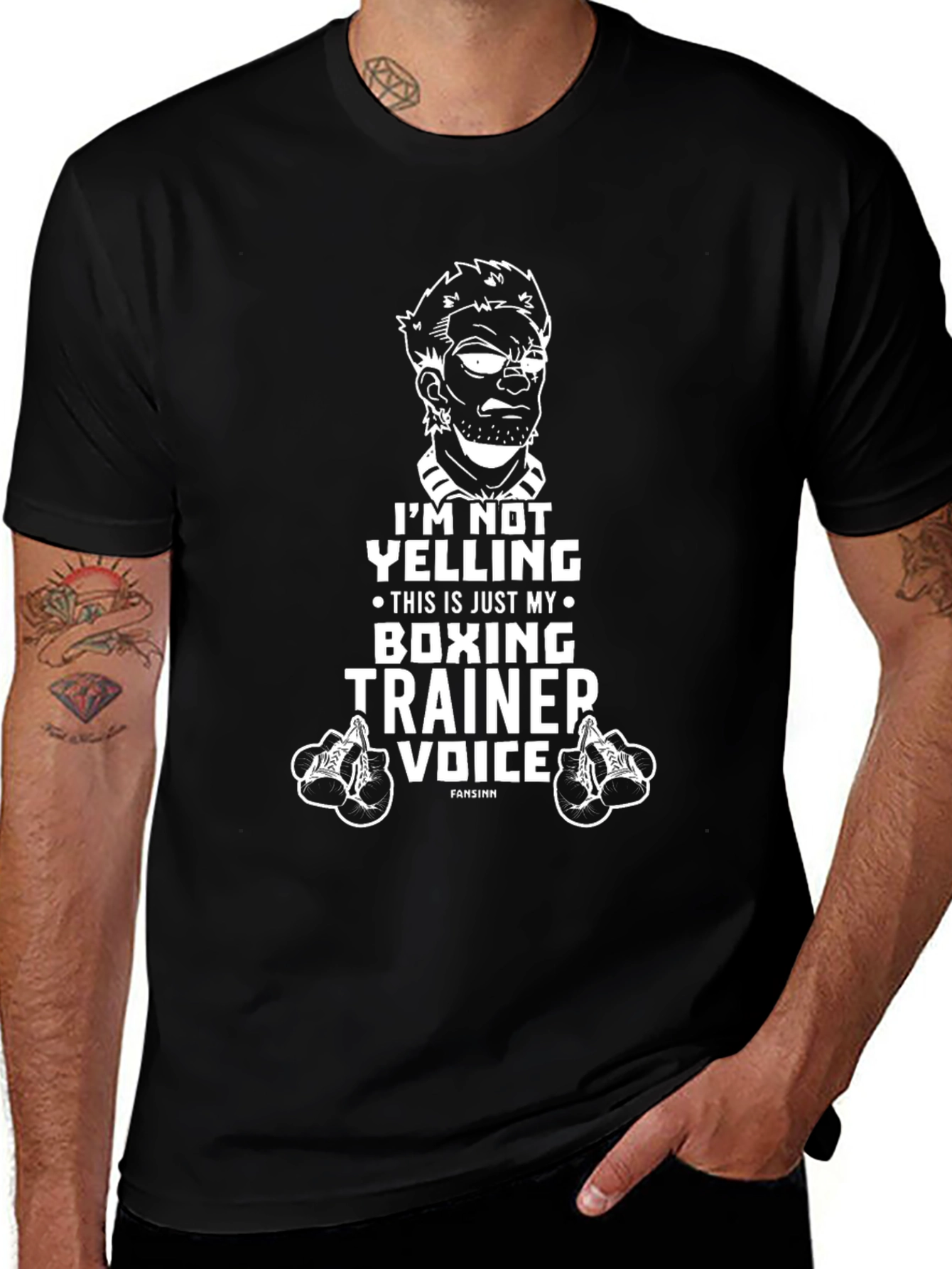 Variant 2 of Boxing Trainer Voice T-Shirt