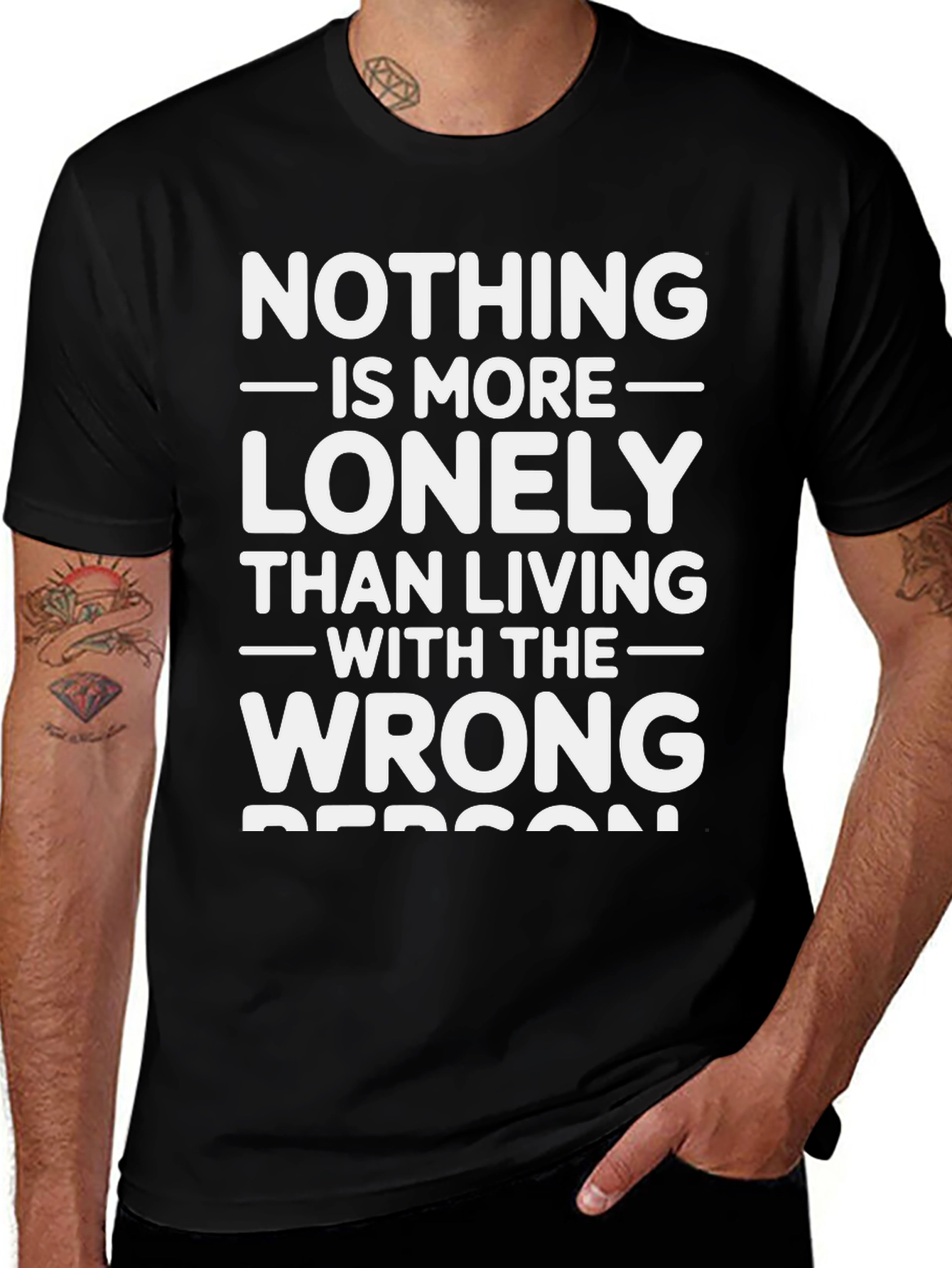 Variant 30 of Lonely Living Graphic Tee