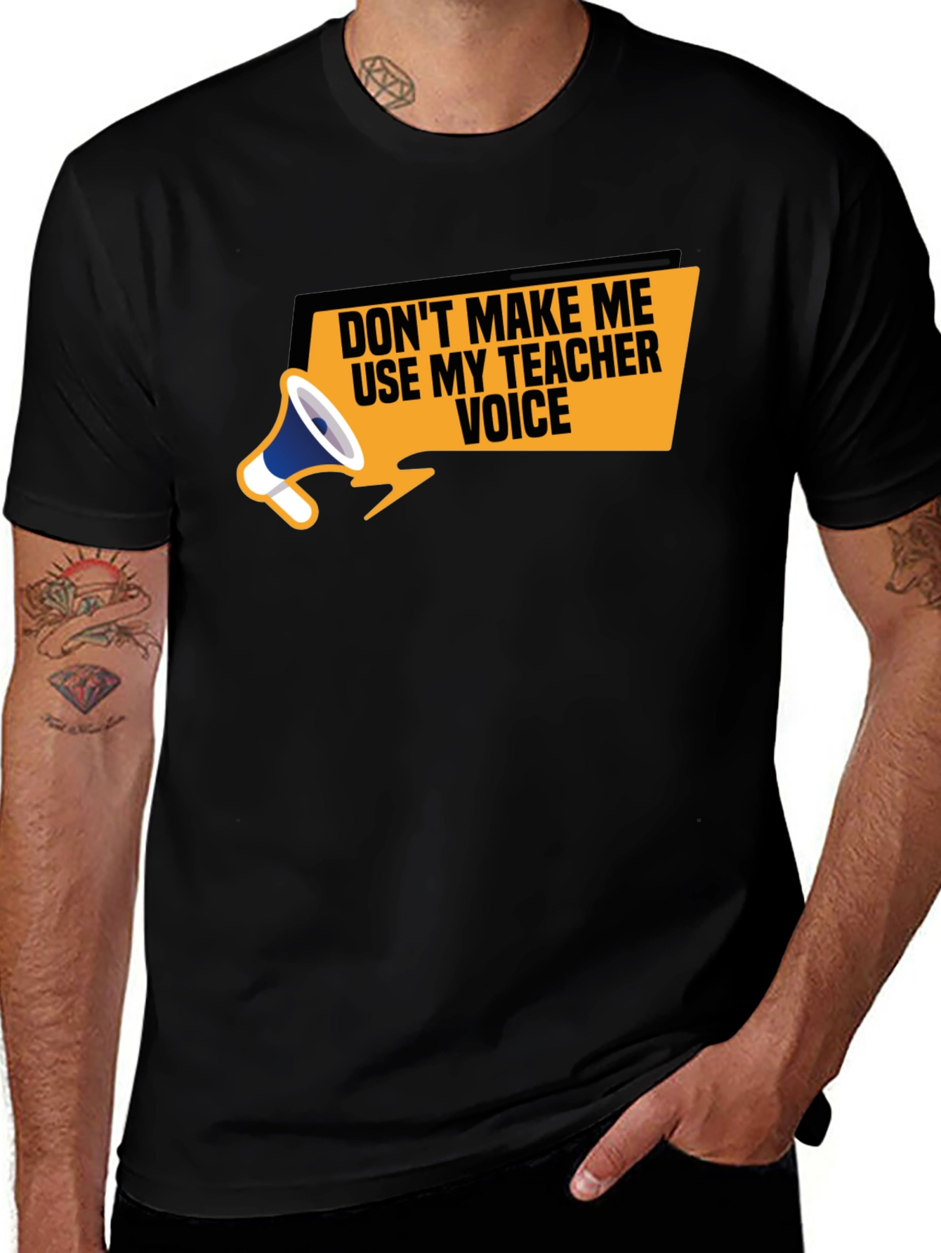 Variant 14 of Teacher Voice T-Shirt - Funny Teacher Apparel