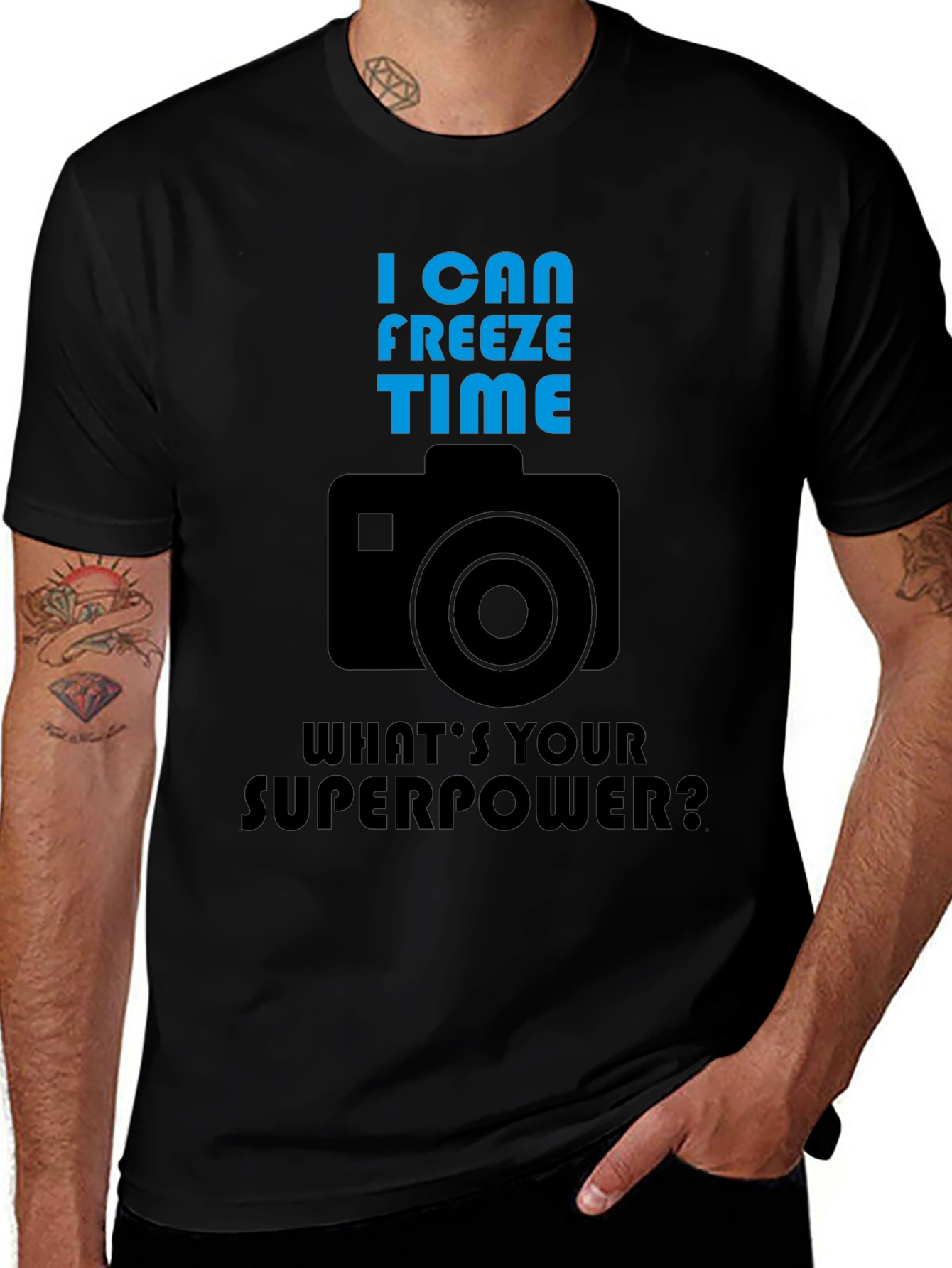 Variant 27 of I Can Freeze Time Photography T-Shirt