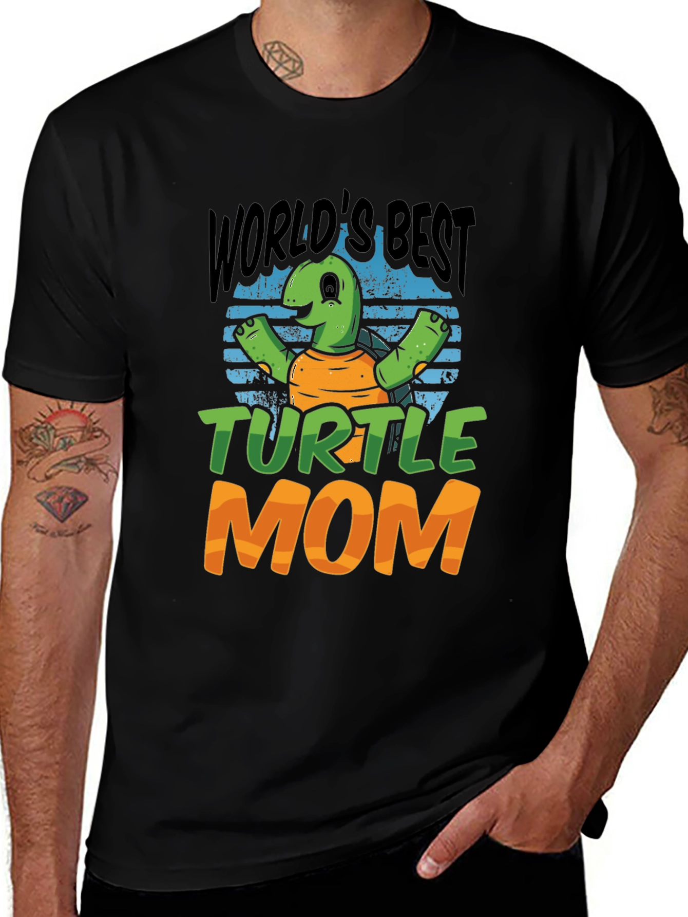 Variant 11 of World's Best Turtle Mom T-Shirt