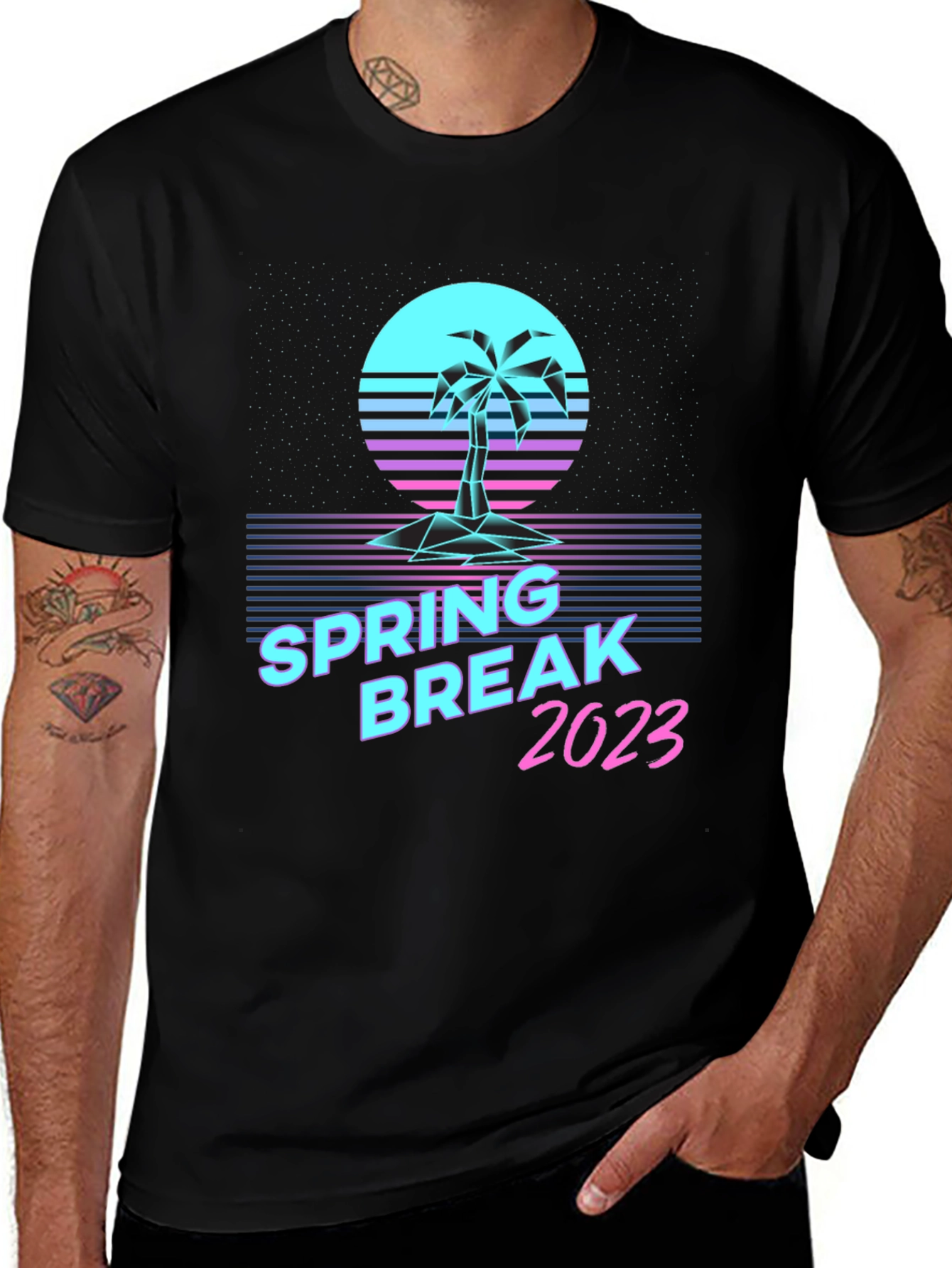 Variant 29 of Spring Break 2023 Retro T-Shirt