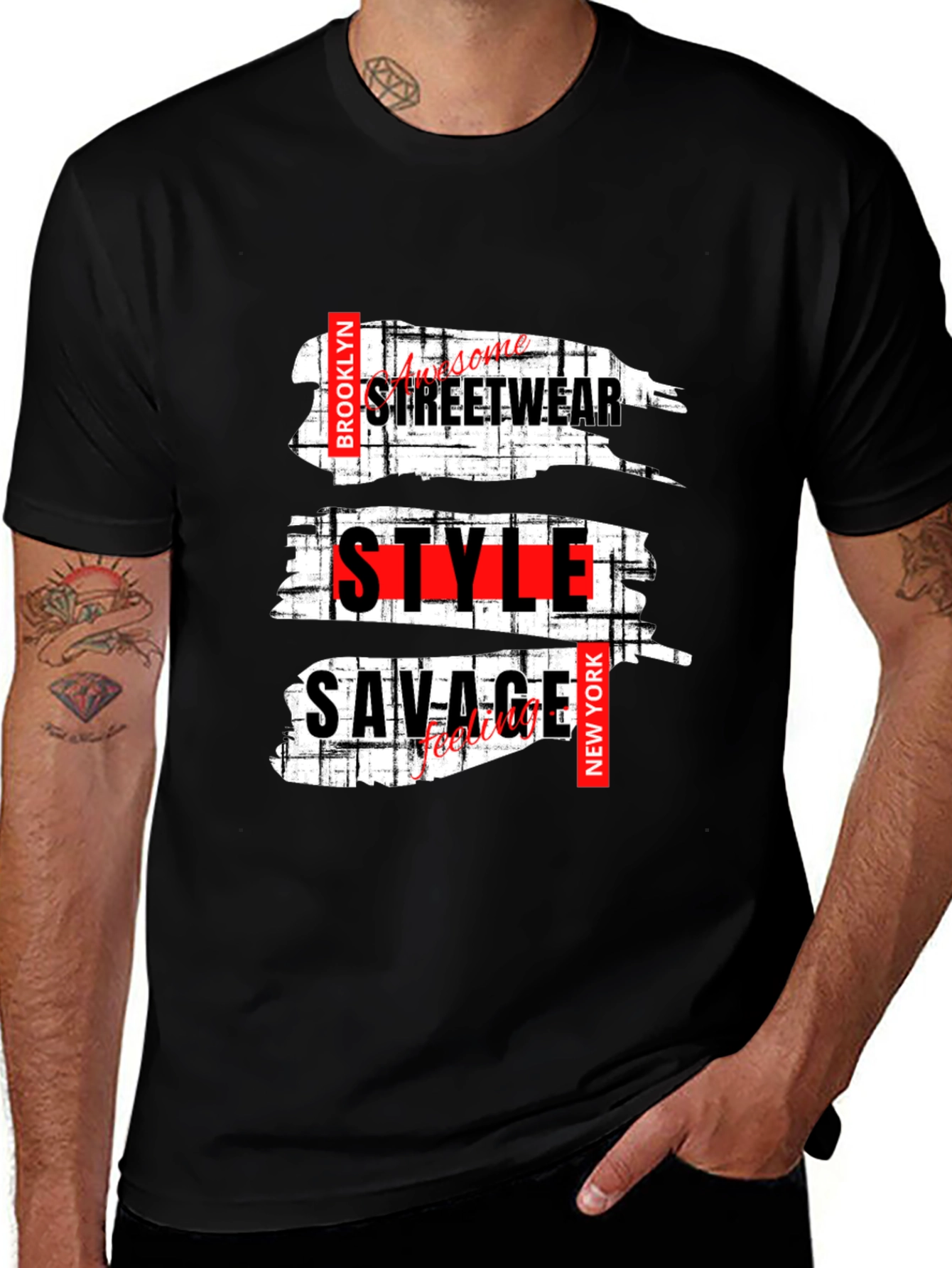 Variant 20 of Urban Style Graphic Tee - Savage Style