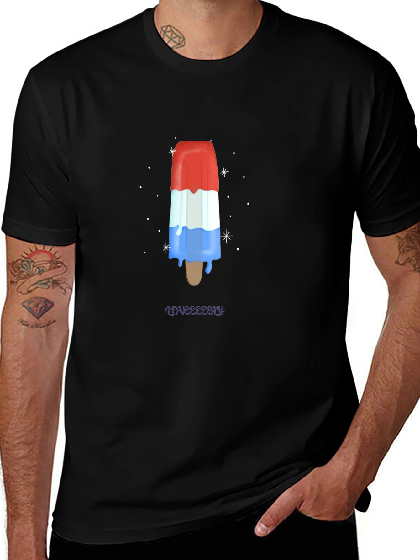 Variant 5 of Patriotic Popsicle Graphic Tee