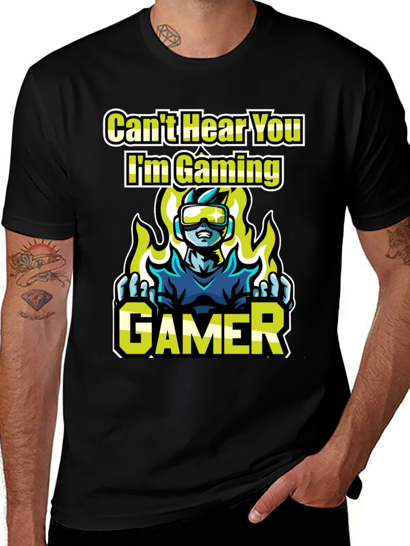 Variant 18 of Can't Hear You, I'm Gaming! Graphic Tee