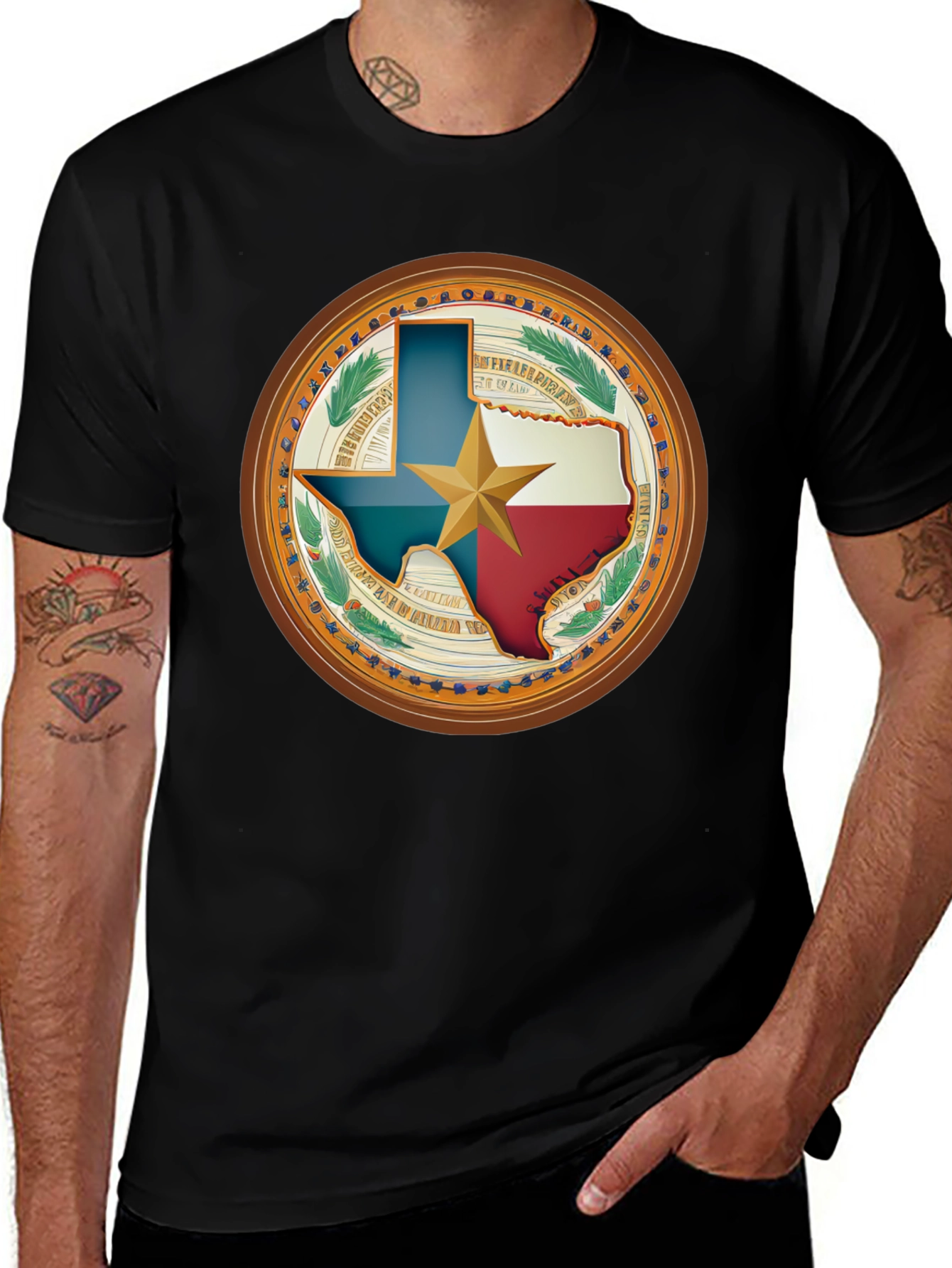 Texas State Seal T-Shirt - Lone Star State Pride