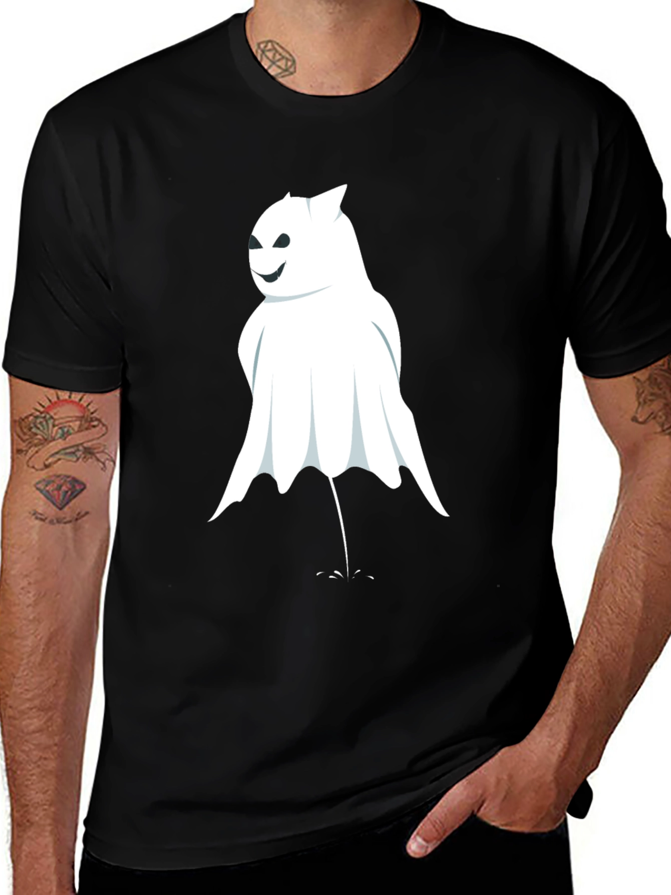 Variant 30 of Ghostly Fun Black T-Shirt