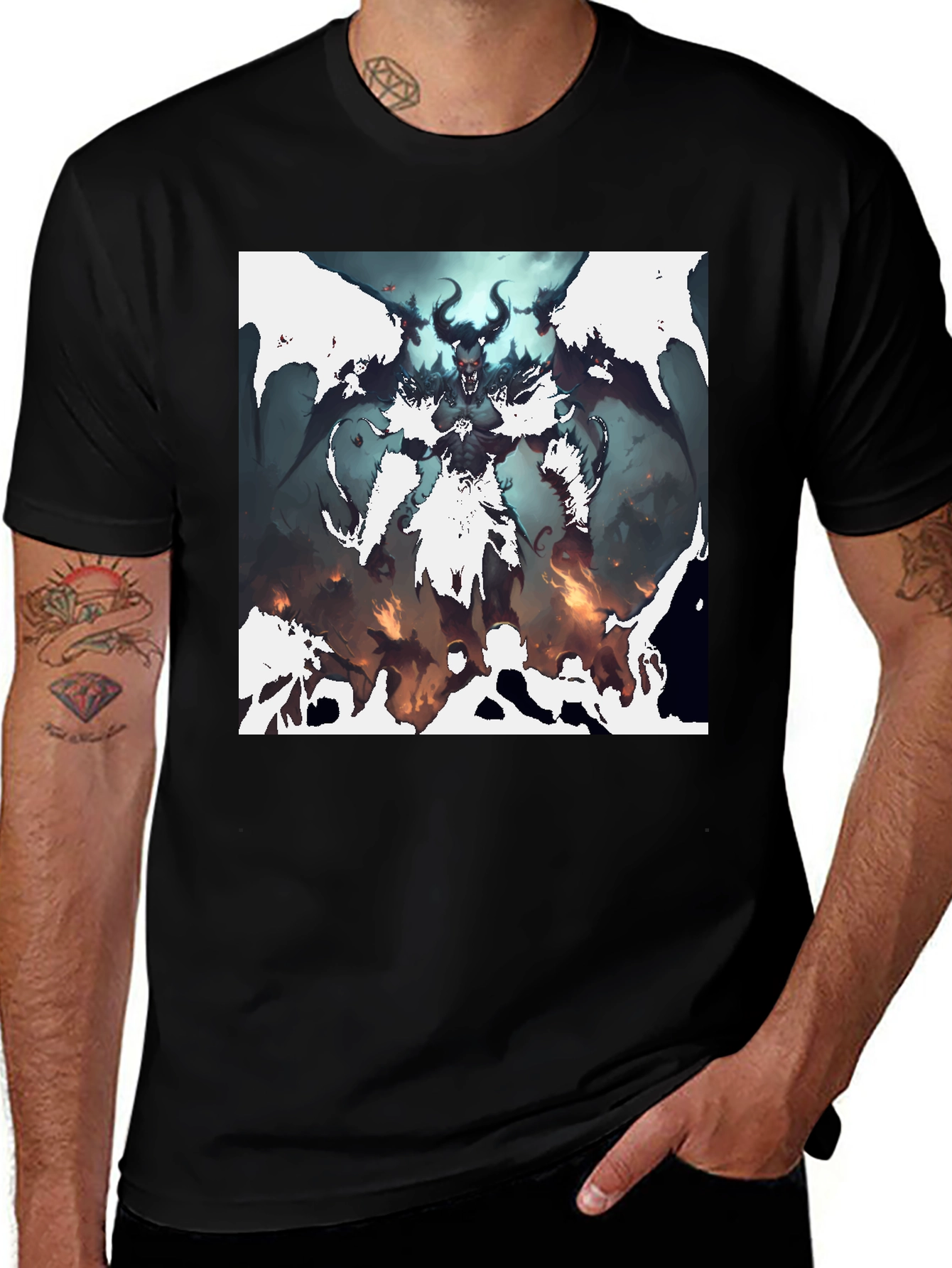 Variant 10 of Dark Demon Graphic Tee