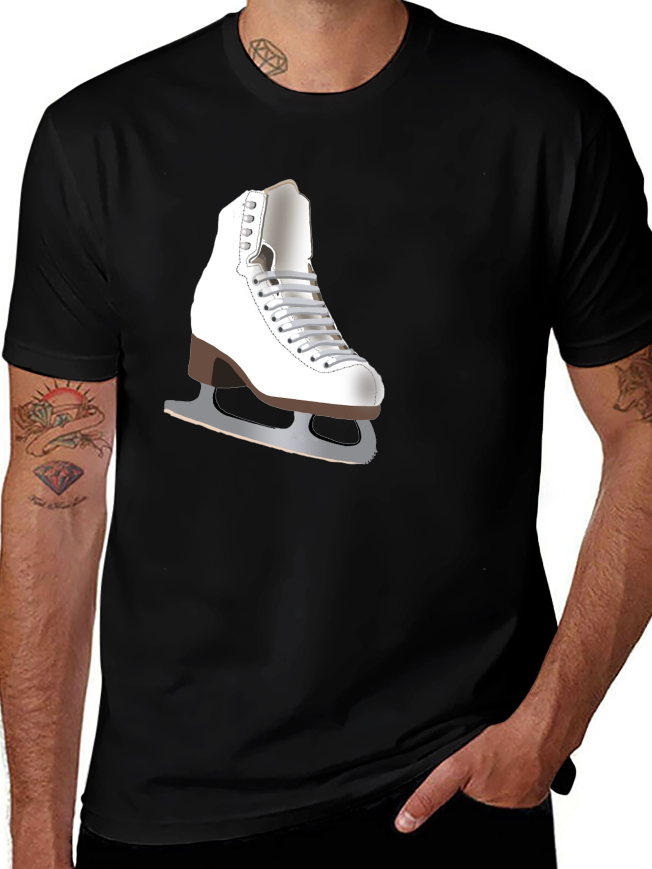 Variant 13 of Ice Skate Graphic T-Shirt