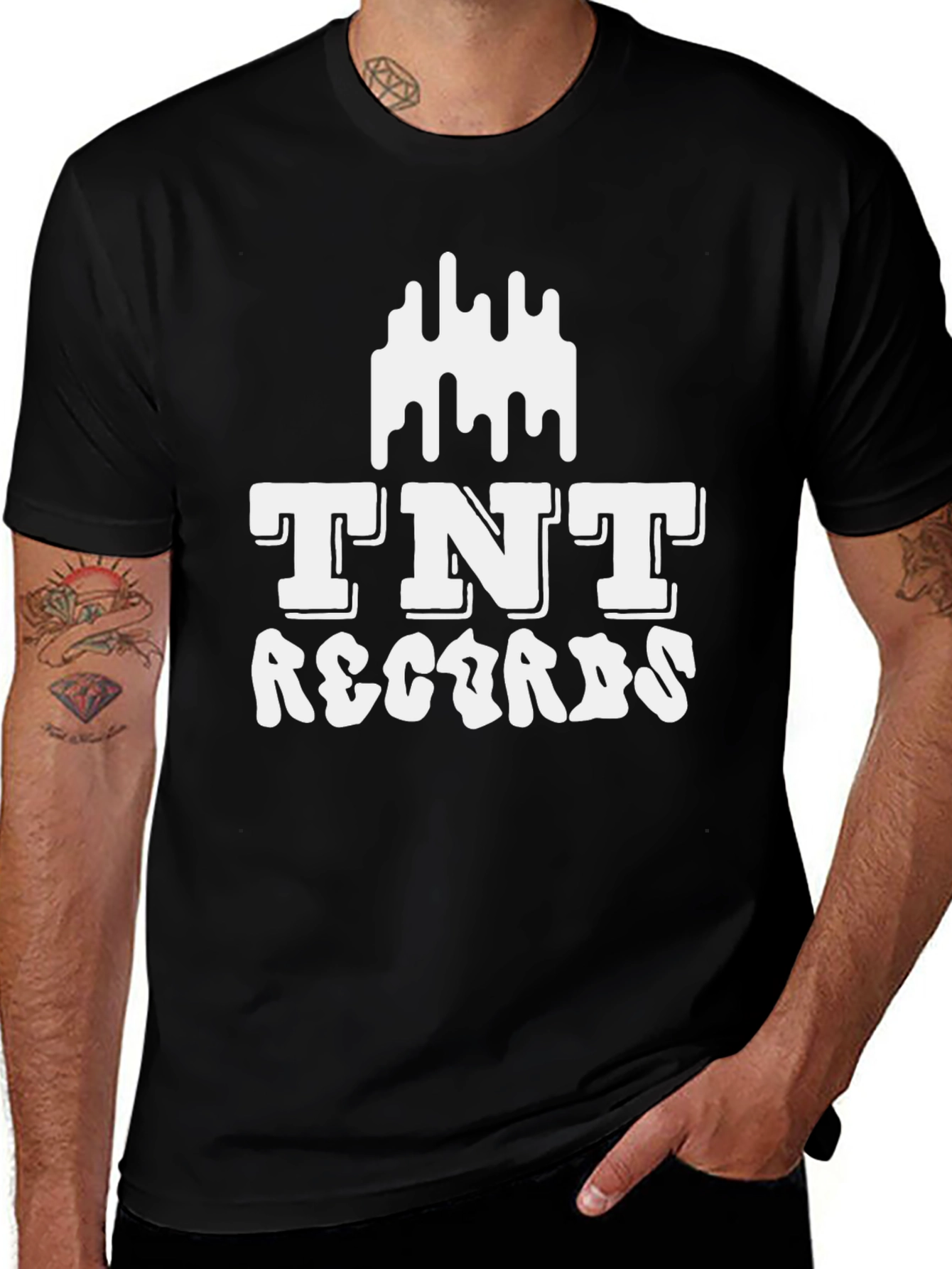 Variant 8 of TNT Records Black Graphic Tee
