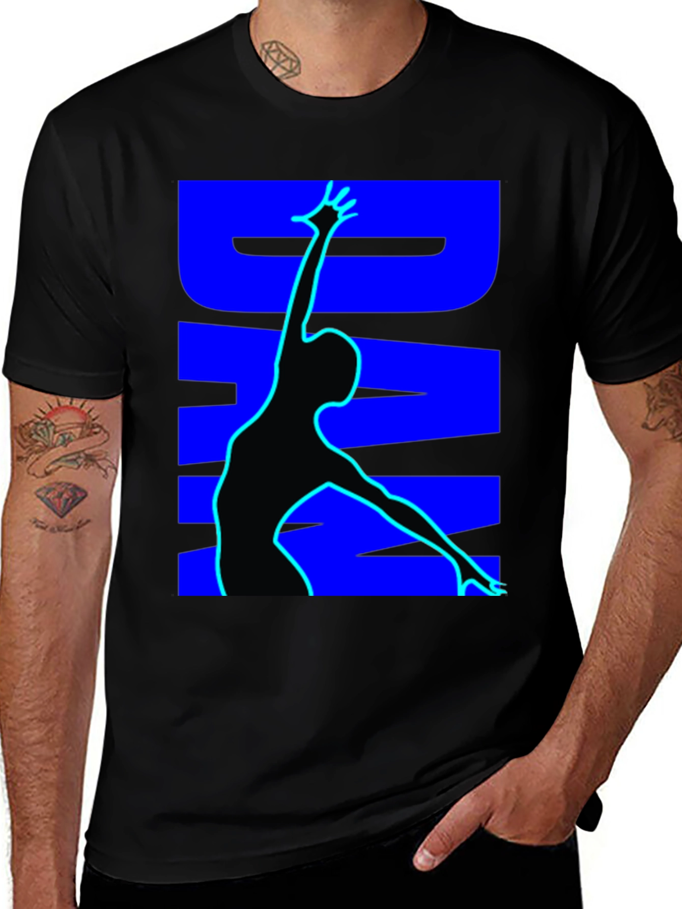 Variant 26 of Dancer Silhouette Graphic T-Shirt