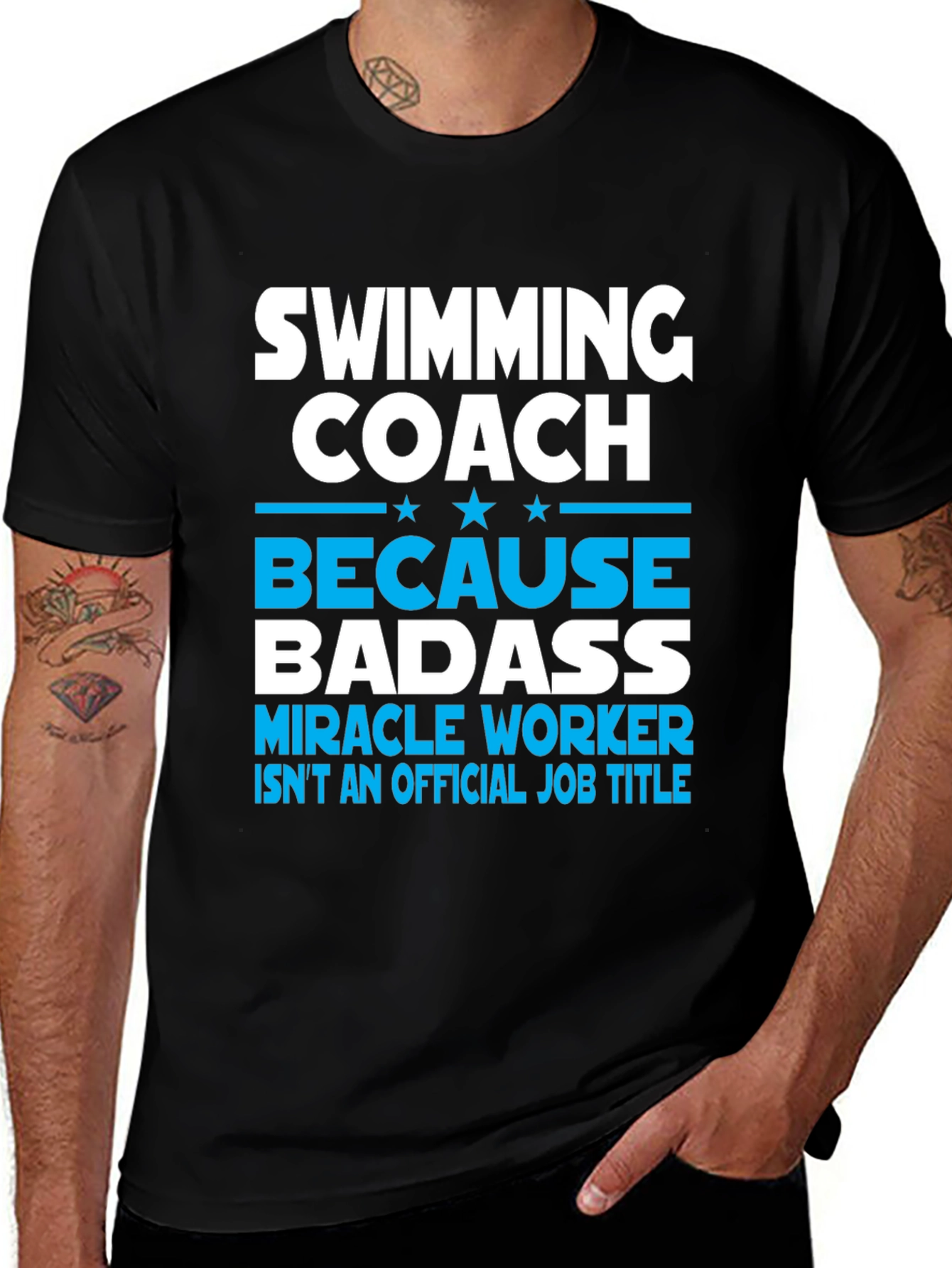 Swimming Coach Badass T-Shirt
