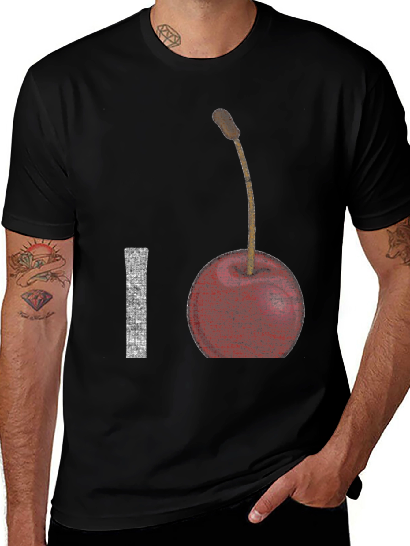 Variant 18 of I Heart Cherry Graphic Tee