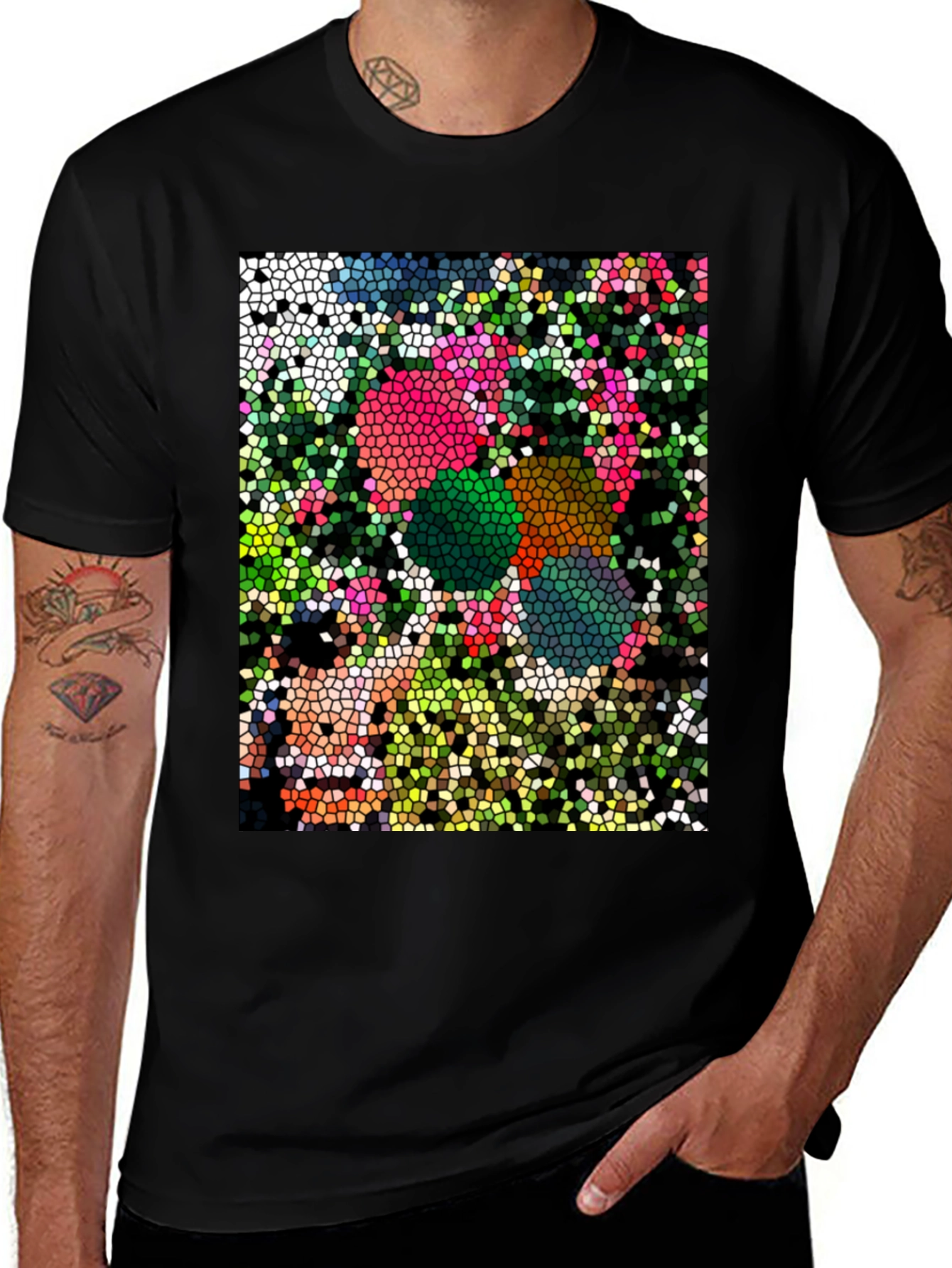 Variant 25 of Abstract Mosaic Tee