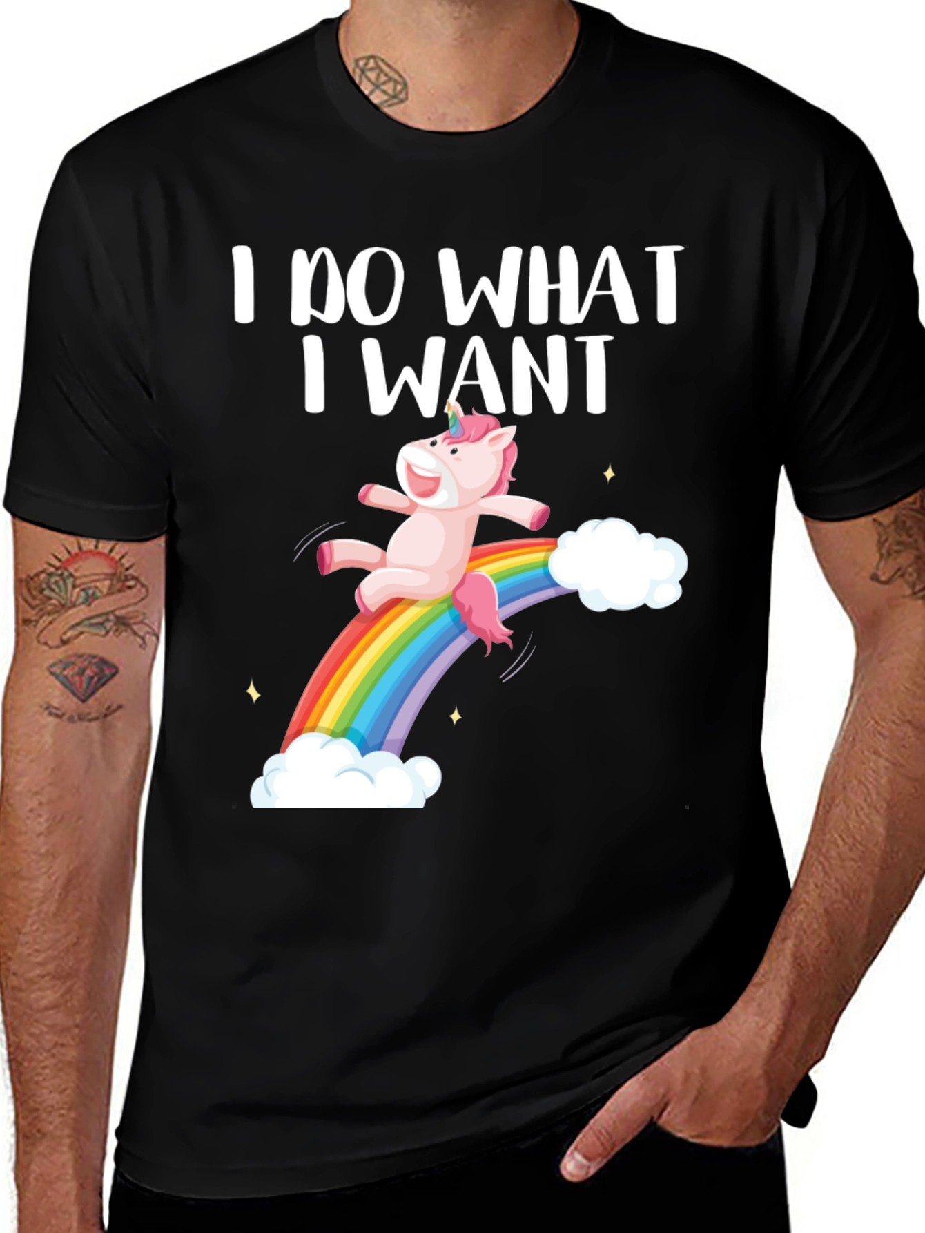 Variant 19 of I Do What I Want Unicorn T-Shirt