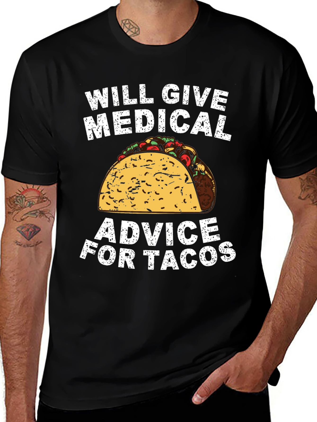 Variant 22 of Medical Advice for Tacos Graphic Tee