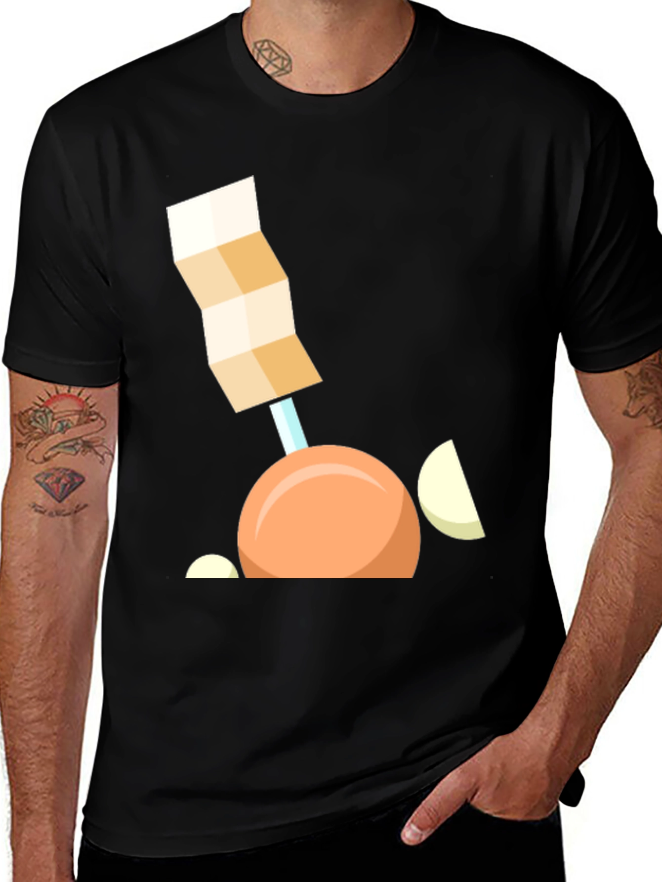 Variant 12 of Geometric Onion Cartoon T-Shirt