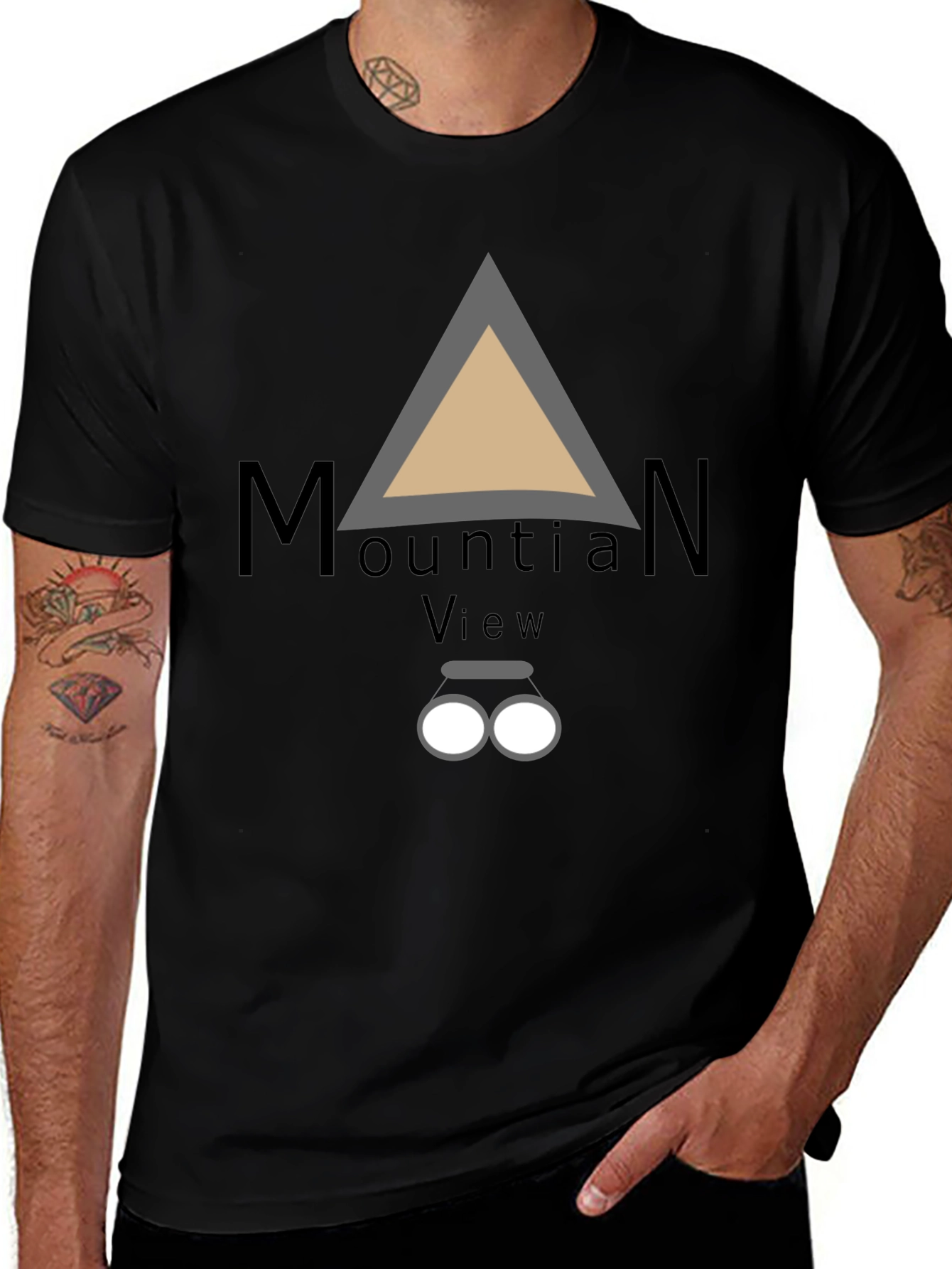 Variant 6 of Mountain View T-Shirt: Casual Graphic Tee