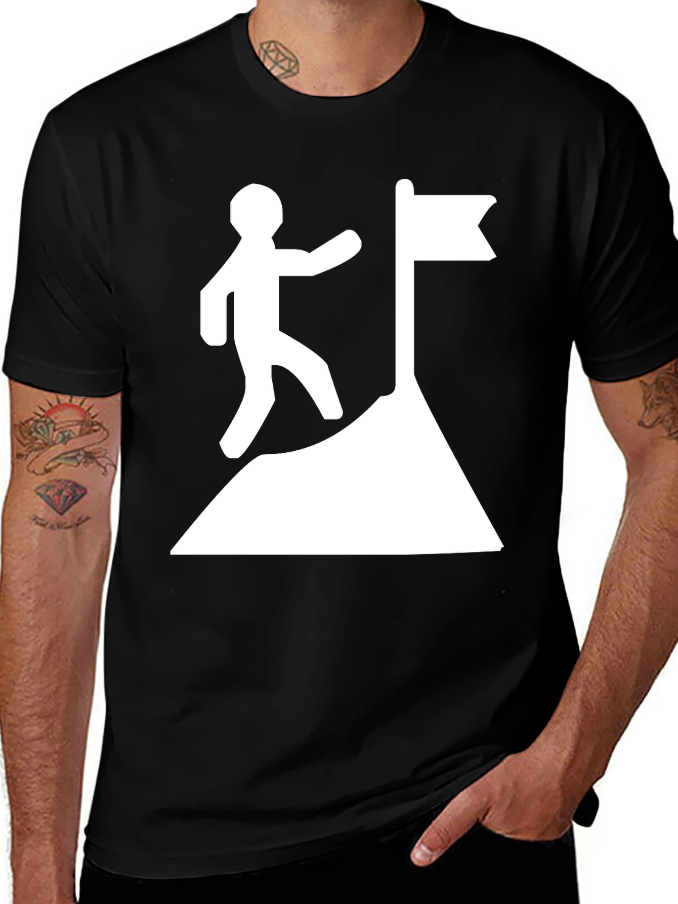 Variant 30 of Goal Achiever T-Shirt - Reach Your Summit!