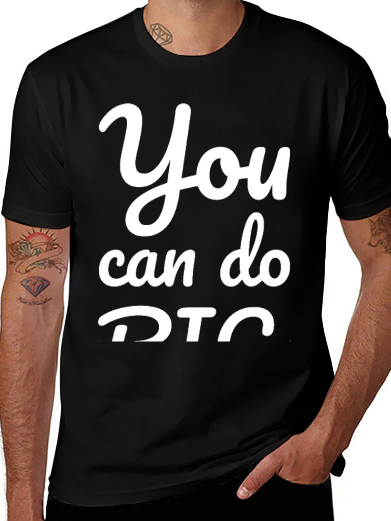 Variant 21 of Motivational You Can Do DTC Graphic Tee