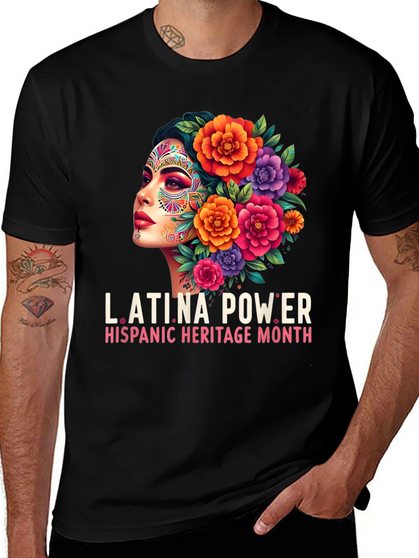 Latina Power Hispanic Heritage Month T-Shirt