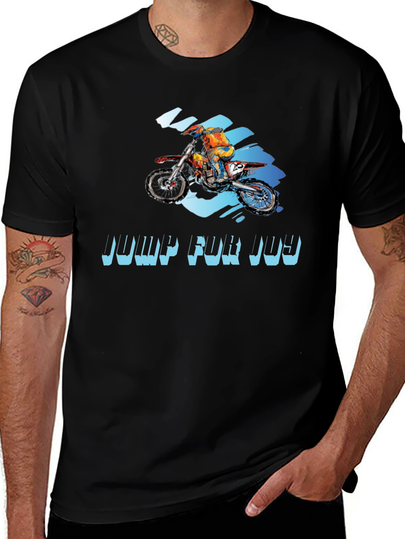 Variant 3 of Jump for Joy Motocross T-Shirt