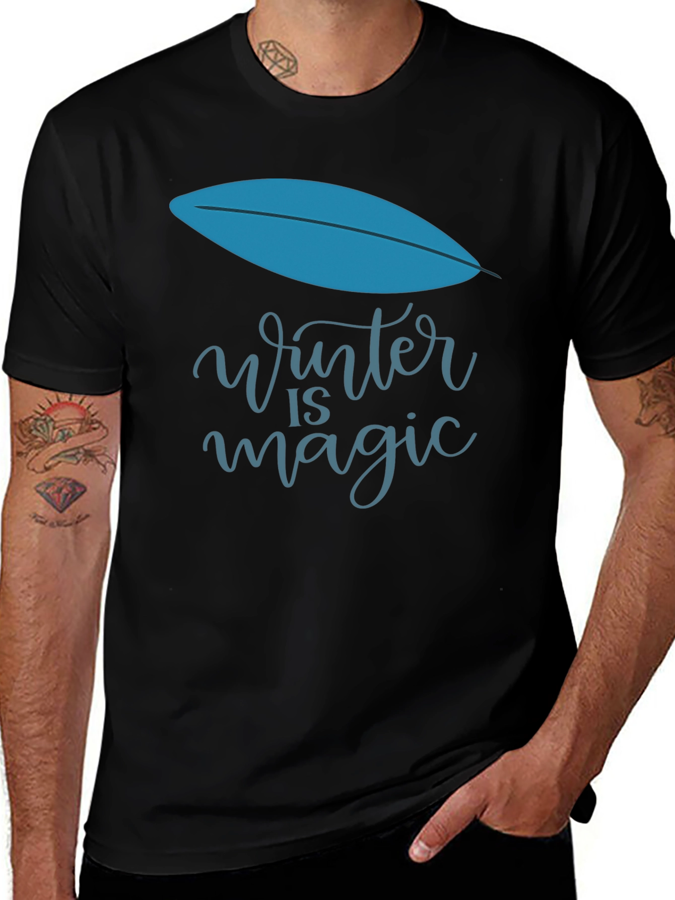 Variant 15 of Winter is Magic Graphic Tee - Stylish Unisex T-Shirt
