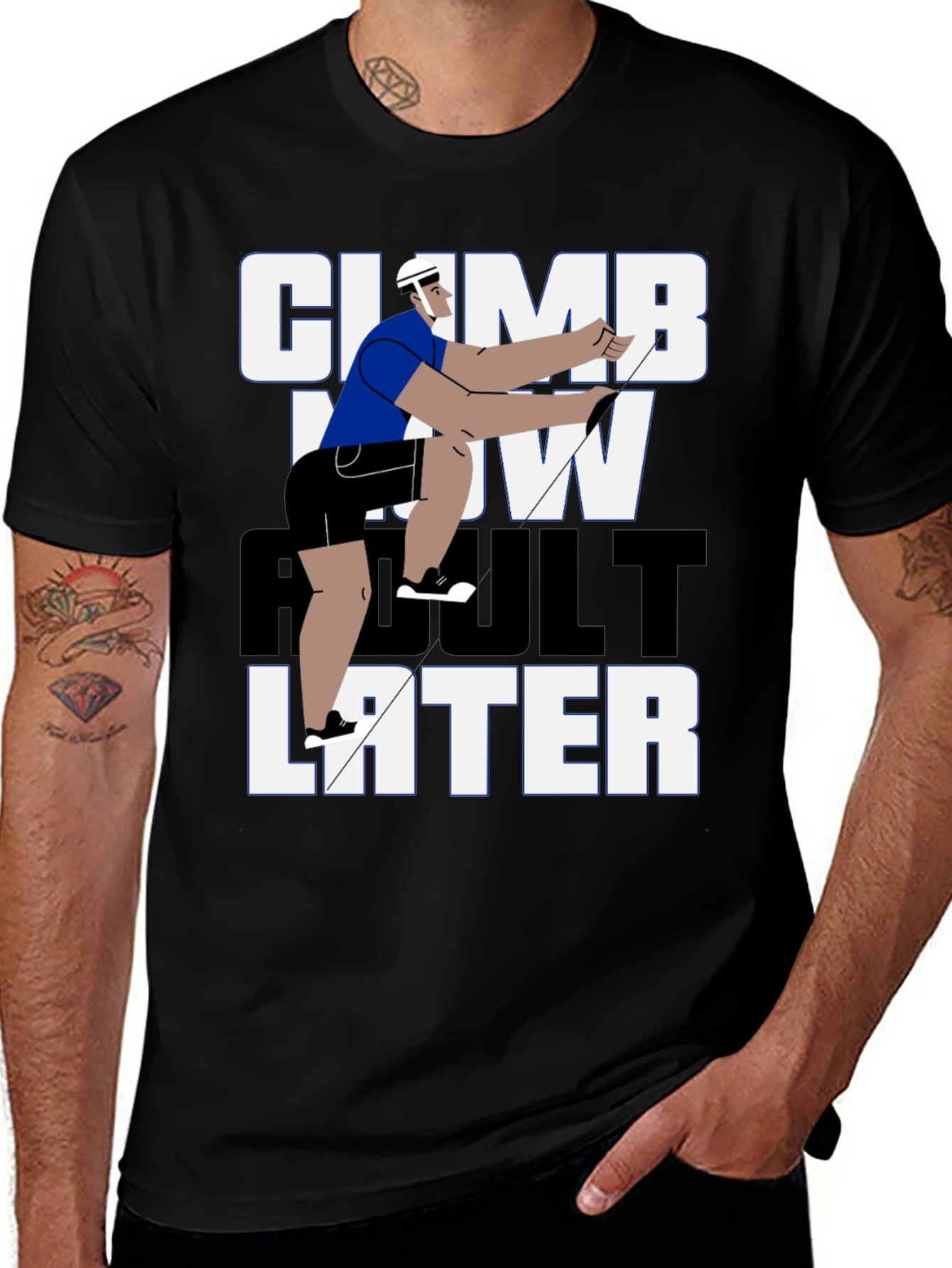 Variant 5 of Climb Now Adult Later T-Shirt