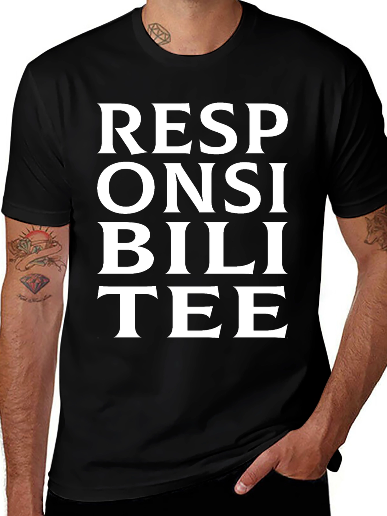 Variant 28 of Responsibili-TEE Graphic T-Shirt