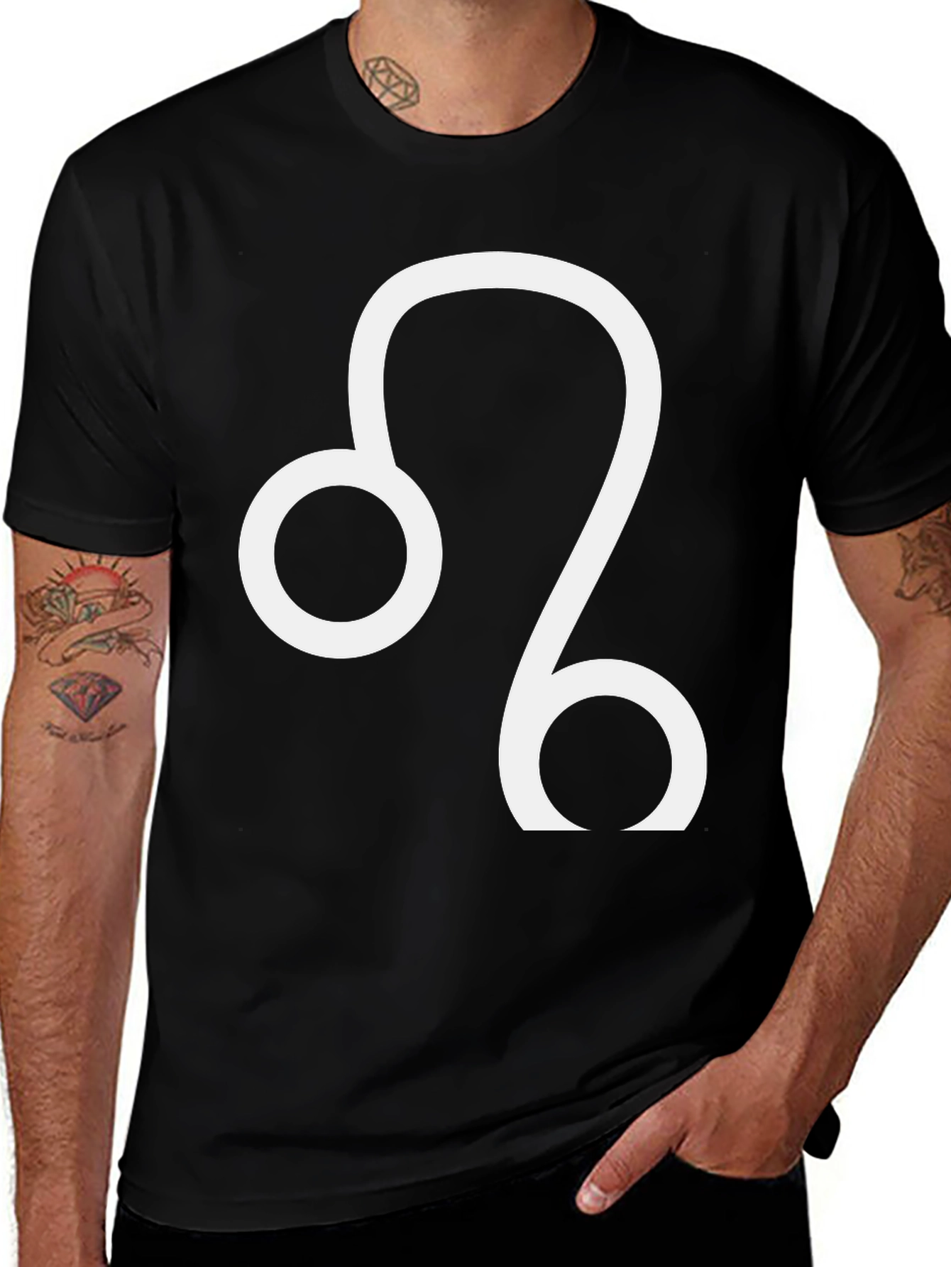 Variant 15 of Leo Zodiac Sign Black T-Shirt